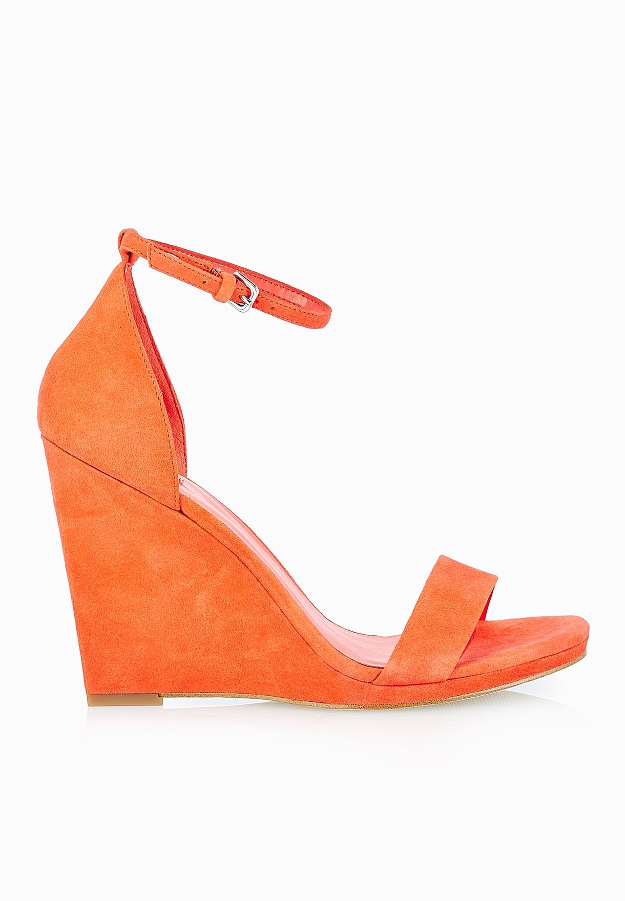 Buy Aldo orange Elley Strap Wedge Sandals Women MENA, Worldwide -