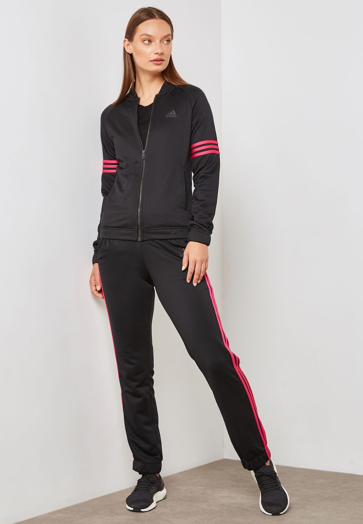 Buy adidas black Pes Cosy Tracksuit for 