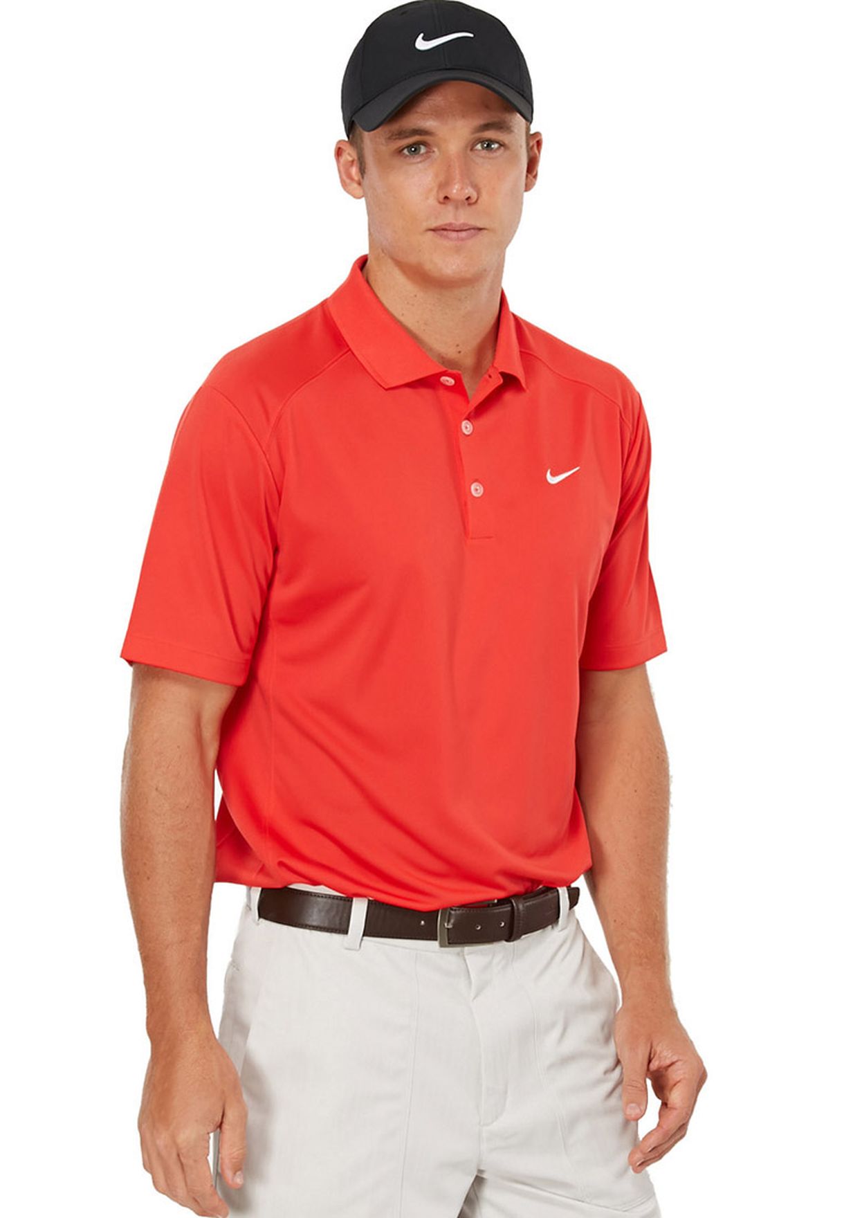 Buy Nike red Victory Golf Polo Shirt 