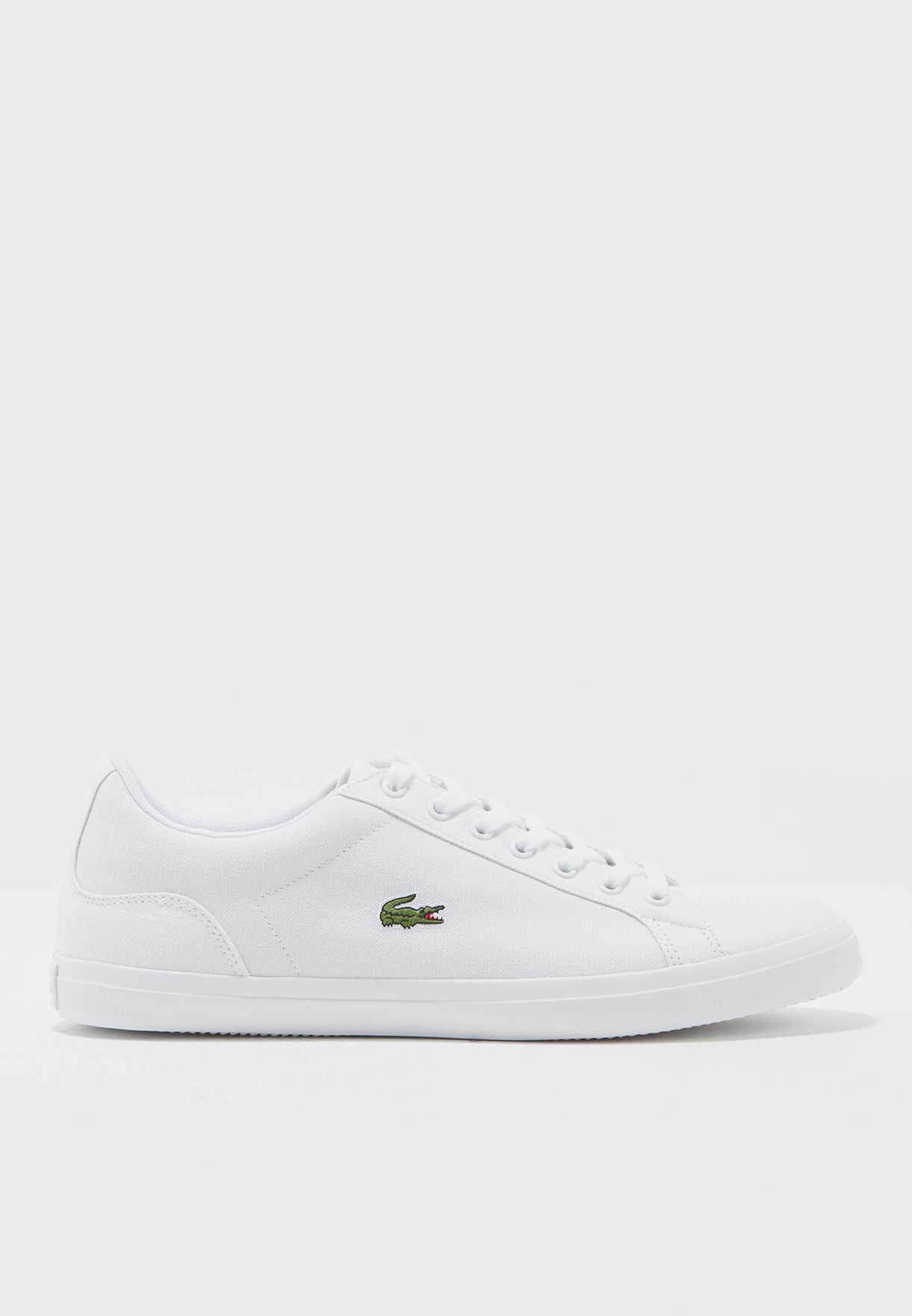 lacoste rose gold trainers