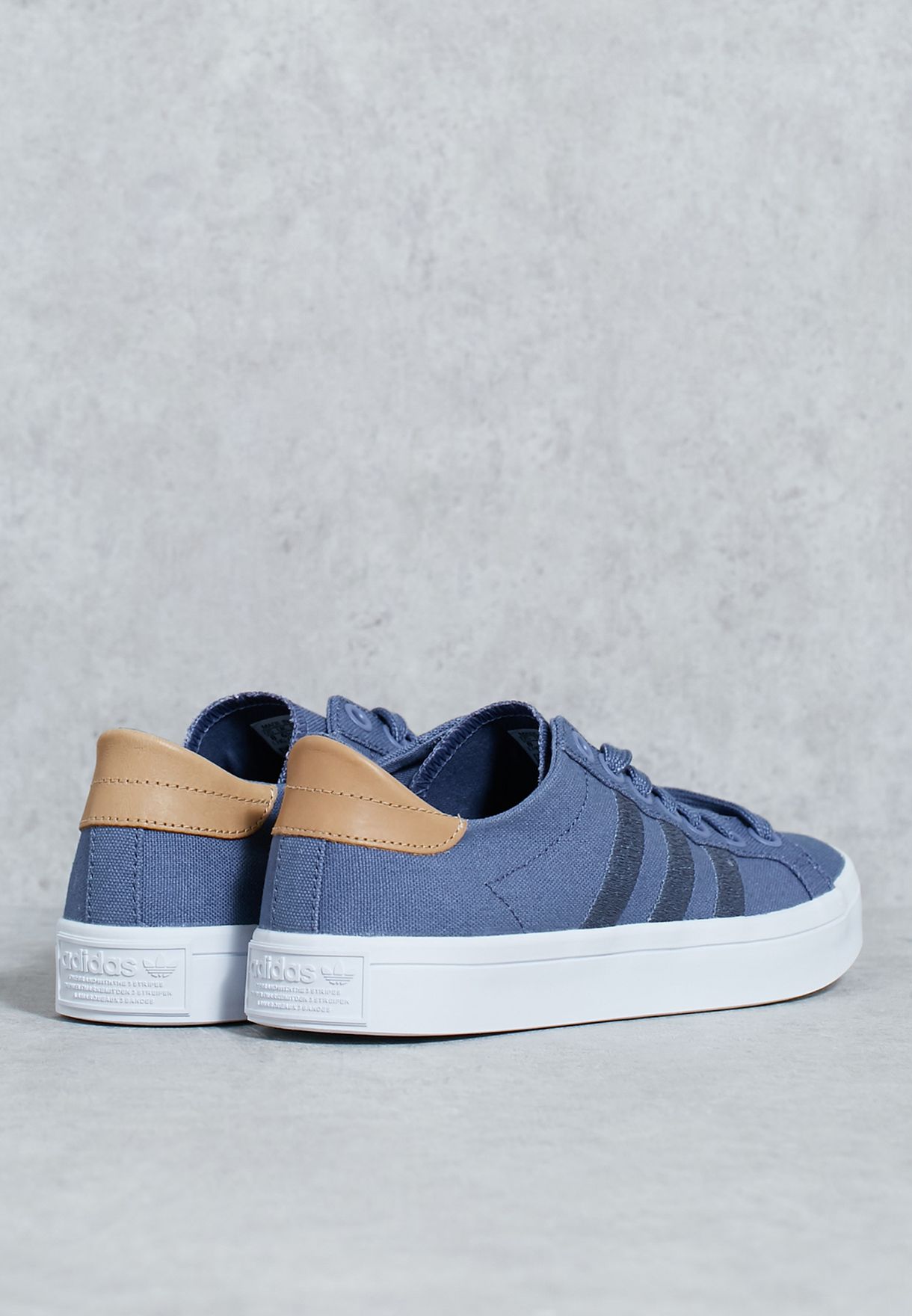 adidas court vantage blue