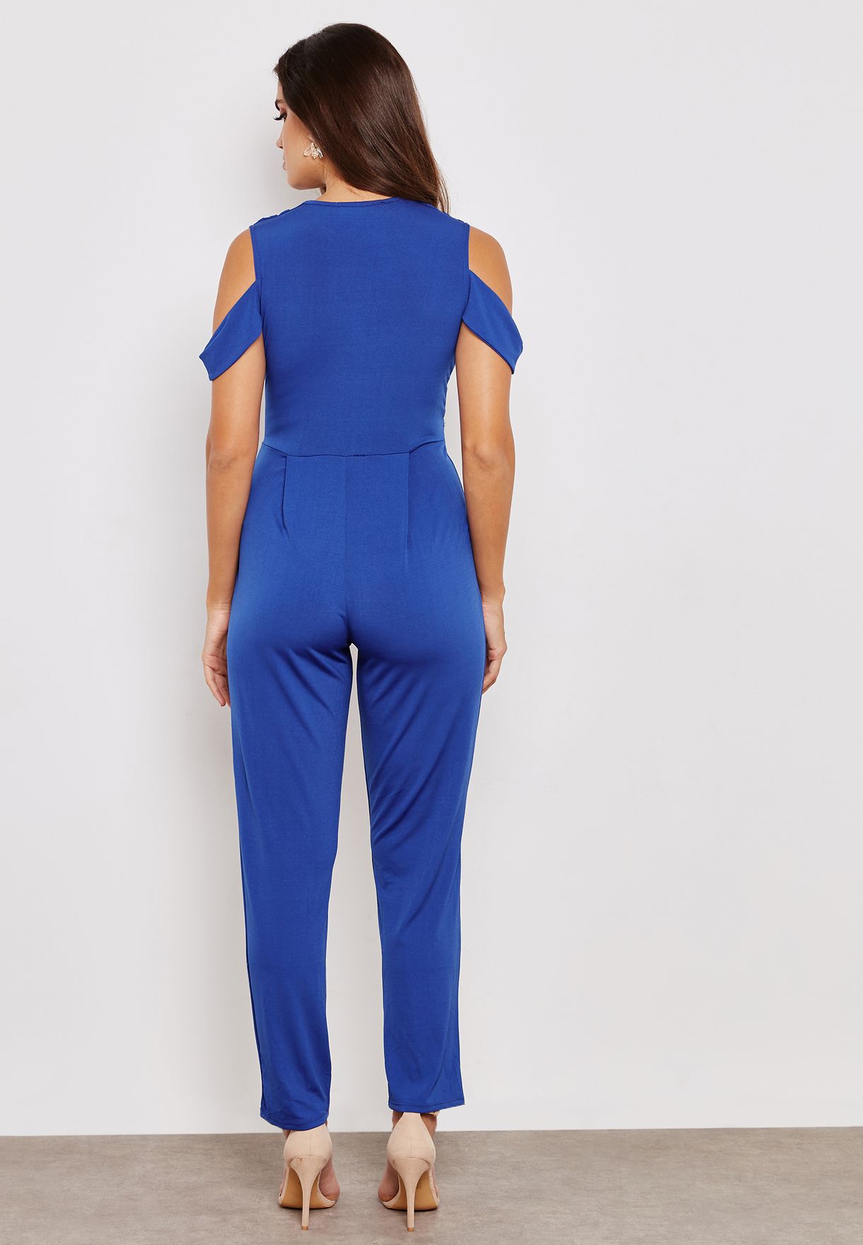 mela london belted jumpsuit