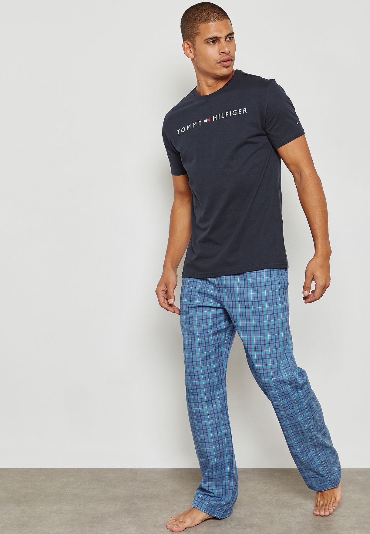 tommy hilfiger check trousers