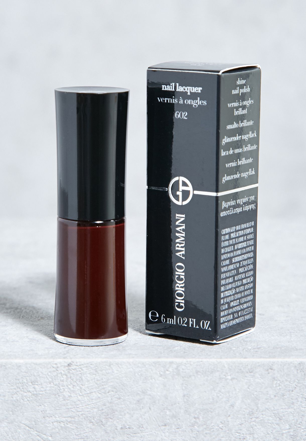 Buy Giorgio Armani burgundy Nail Lacquer - 602 Night Viper 6ml/ for  Women in MENA, Worldwide