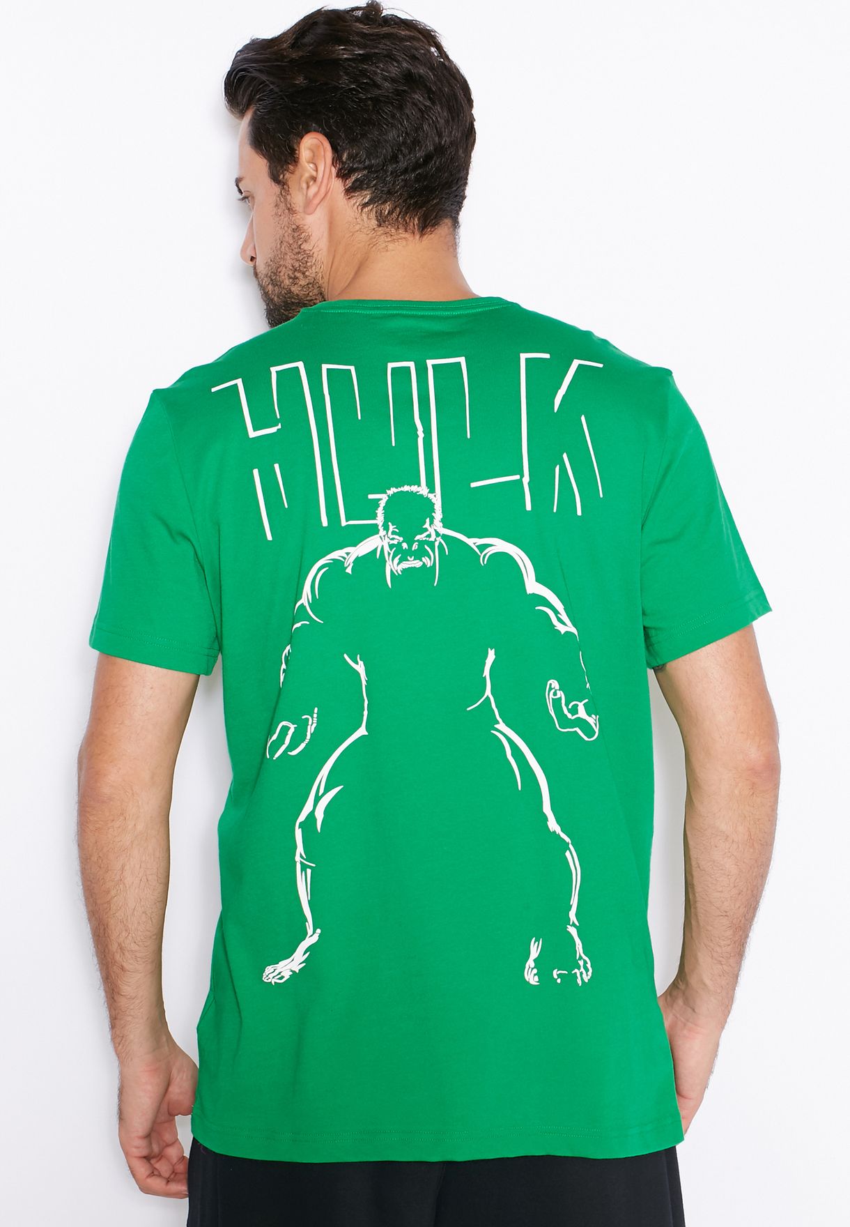 Buy adidas green Hulk T-Shirt for Men 