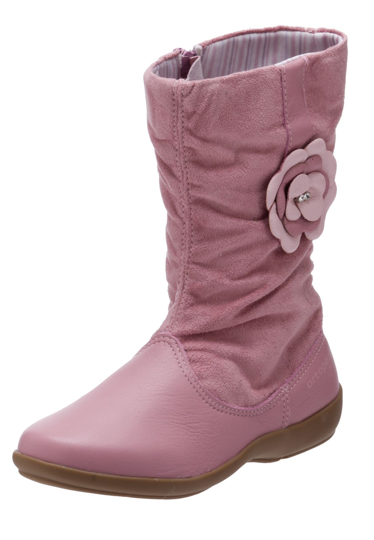 pink knee high boots