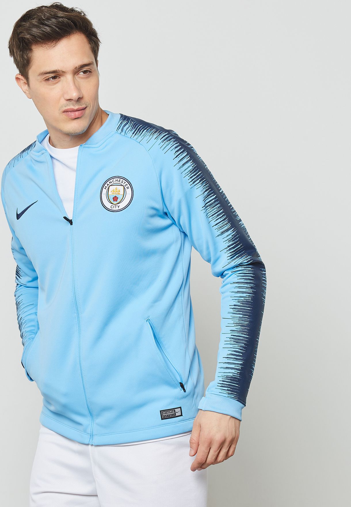 Nike blue Manchester City Anthem Jacket 