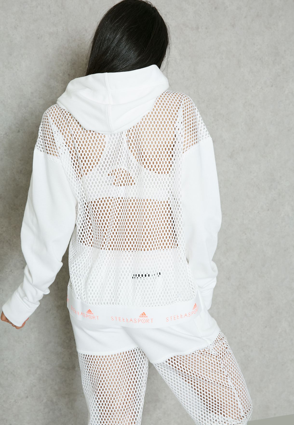 adidas stellasport mesh hoodie