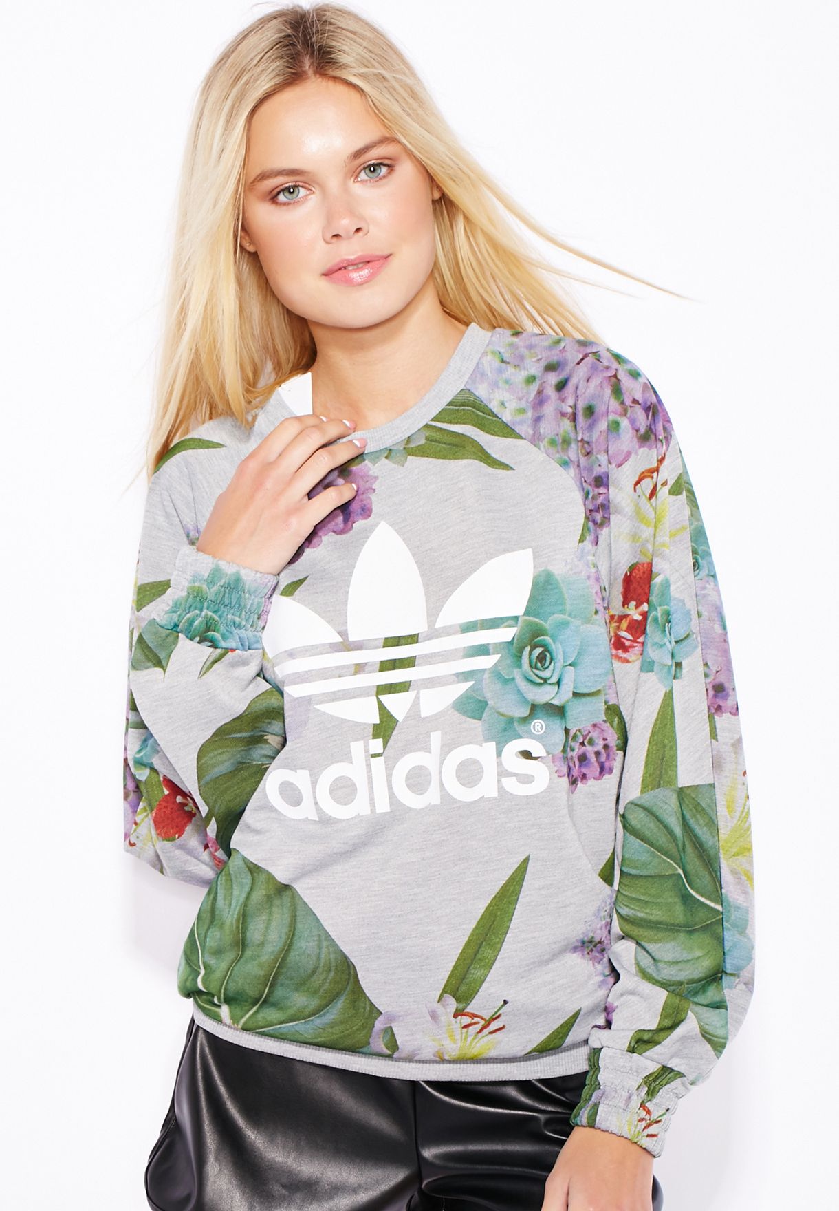 adidas printed sweatshirt