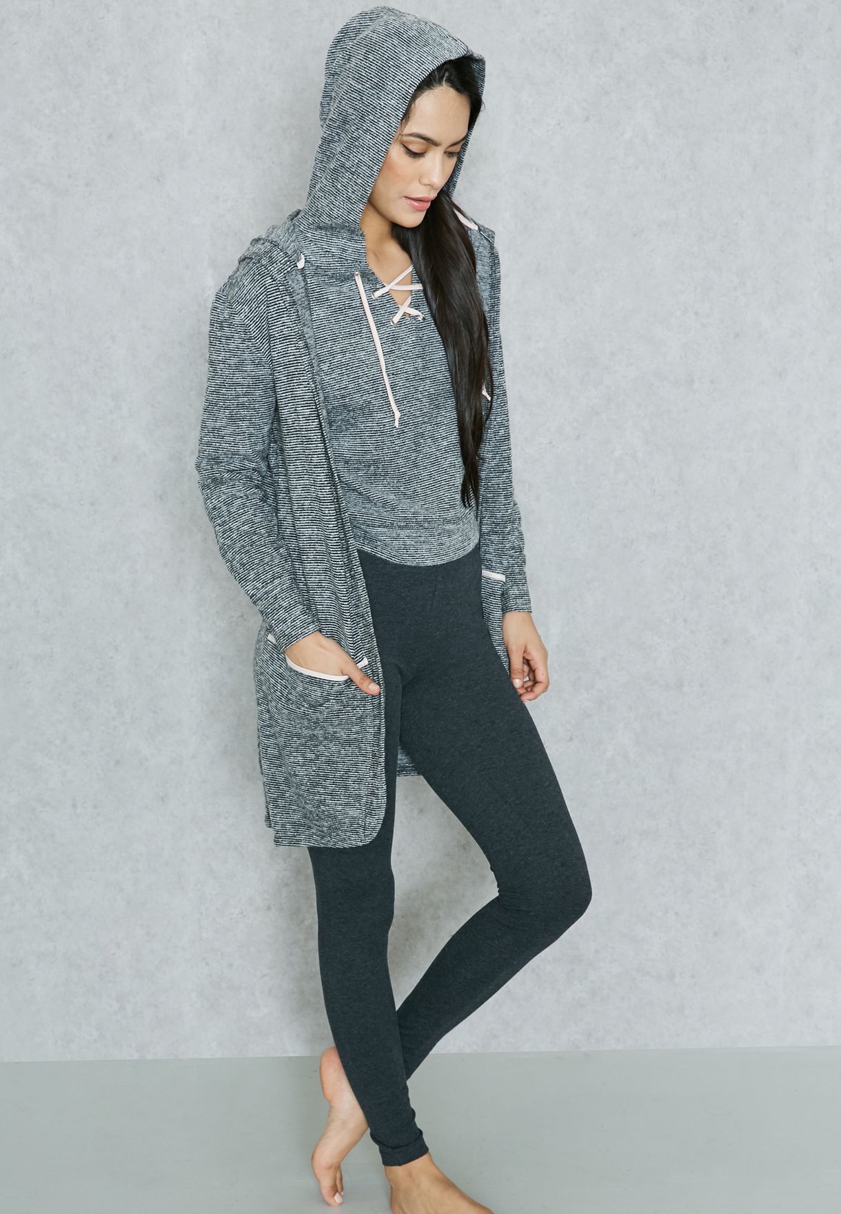 hooded cardigan new look