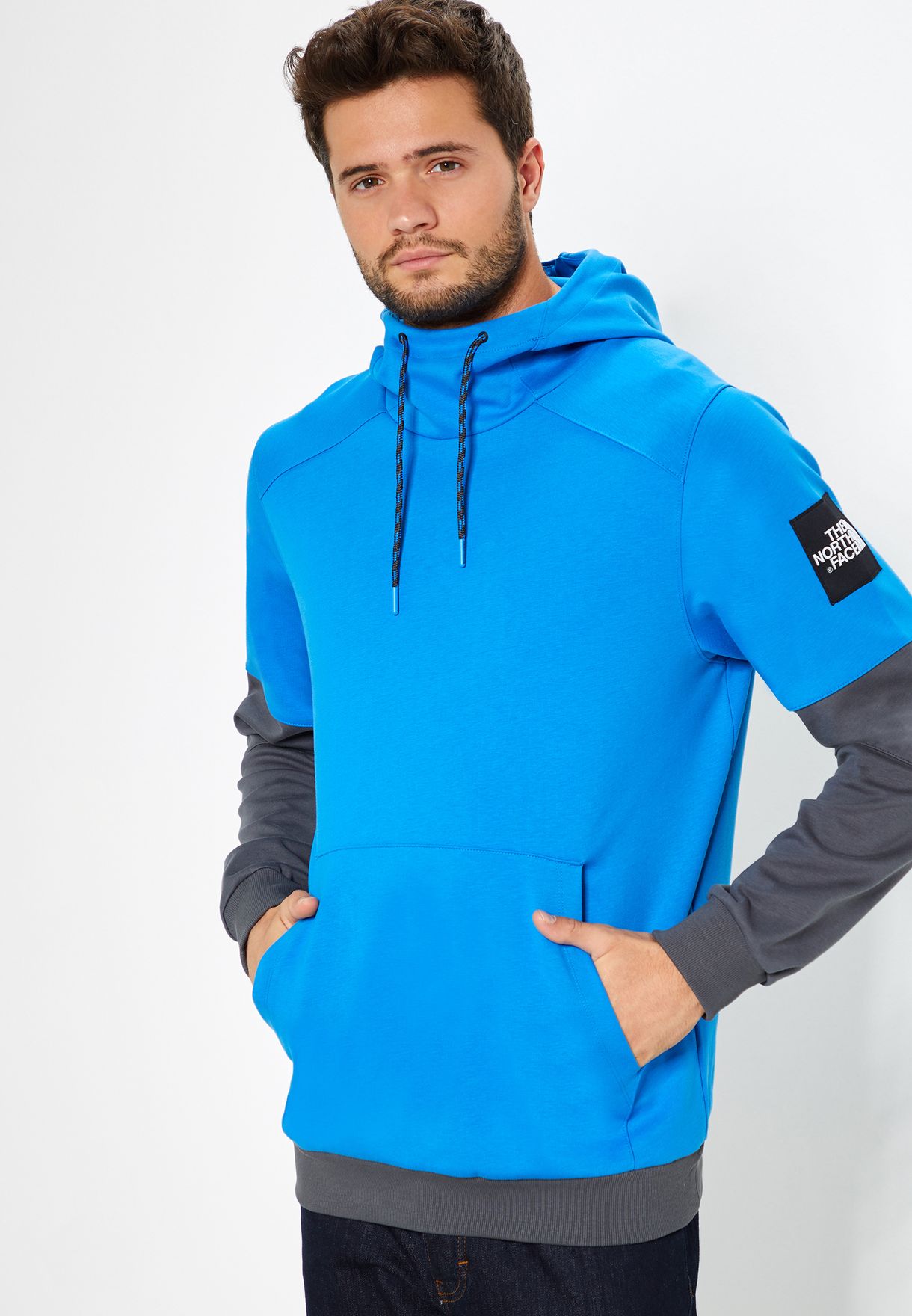 the north face fine 2 box hoodie
