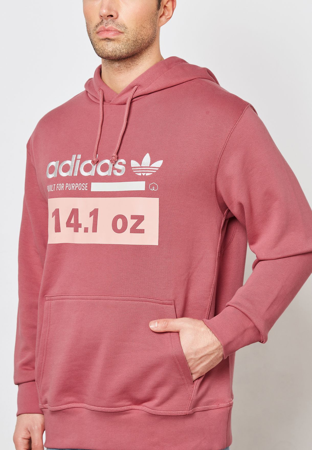 adidas kaval hoodie pink