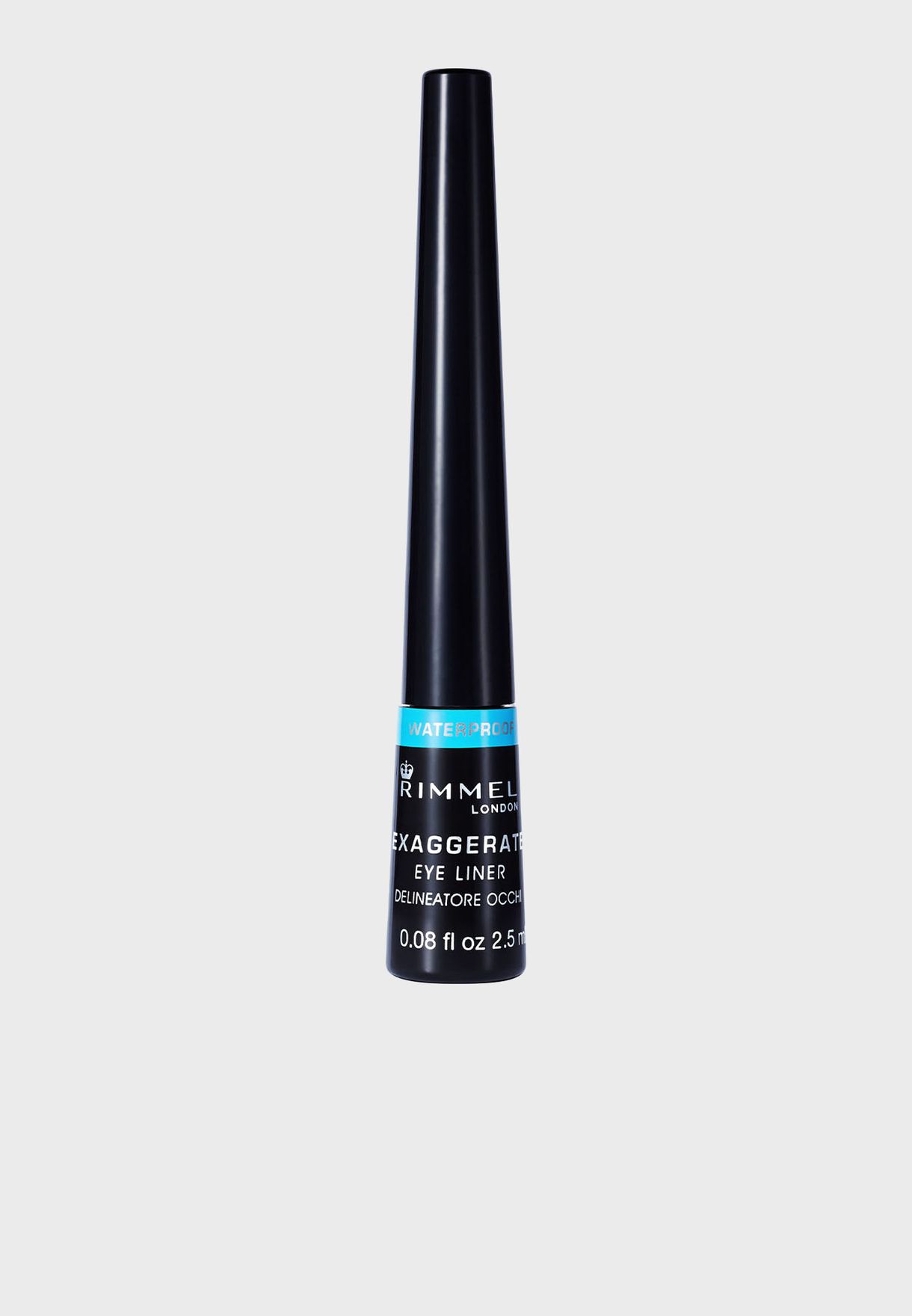 Exaggerate Waterproof Liquid Eyeliner- 003 Black