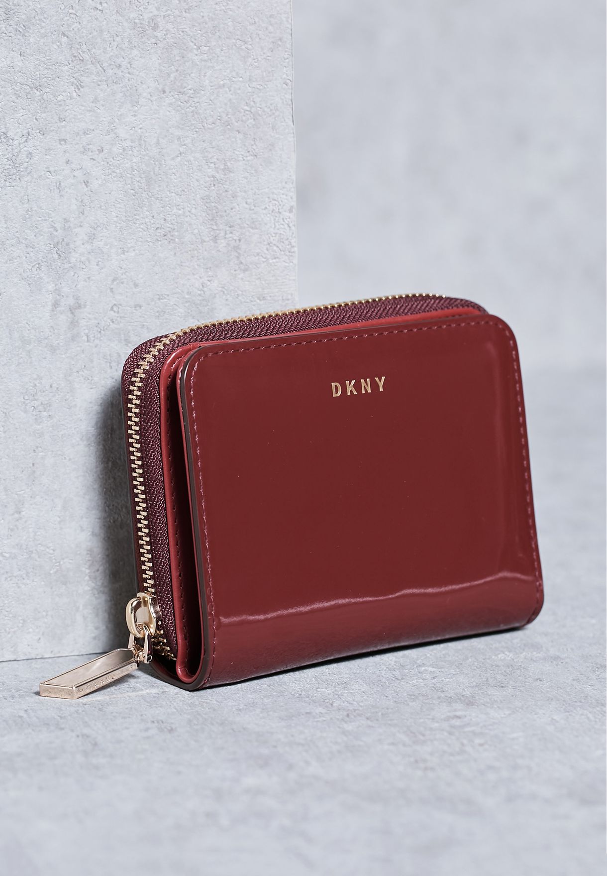 dkny burgundy purse