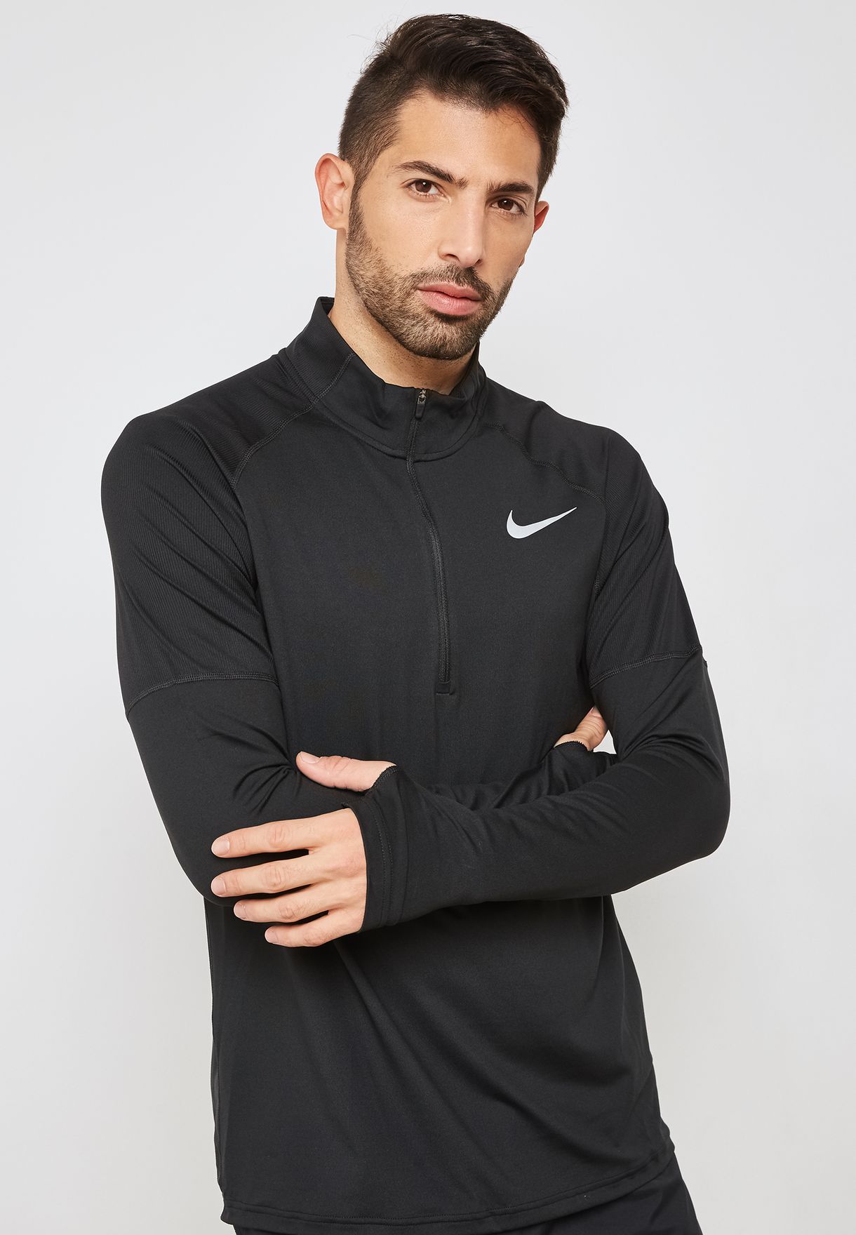Buy Nike black Element Sweatshirt for 