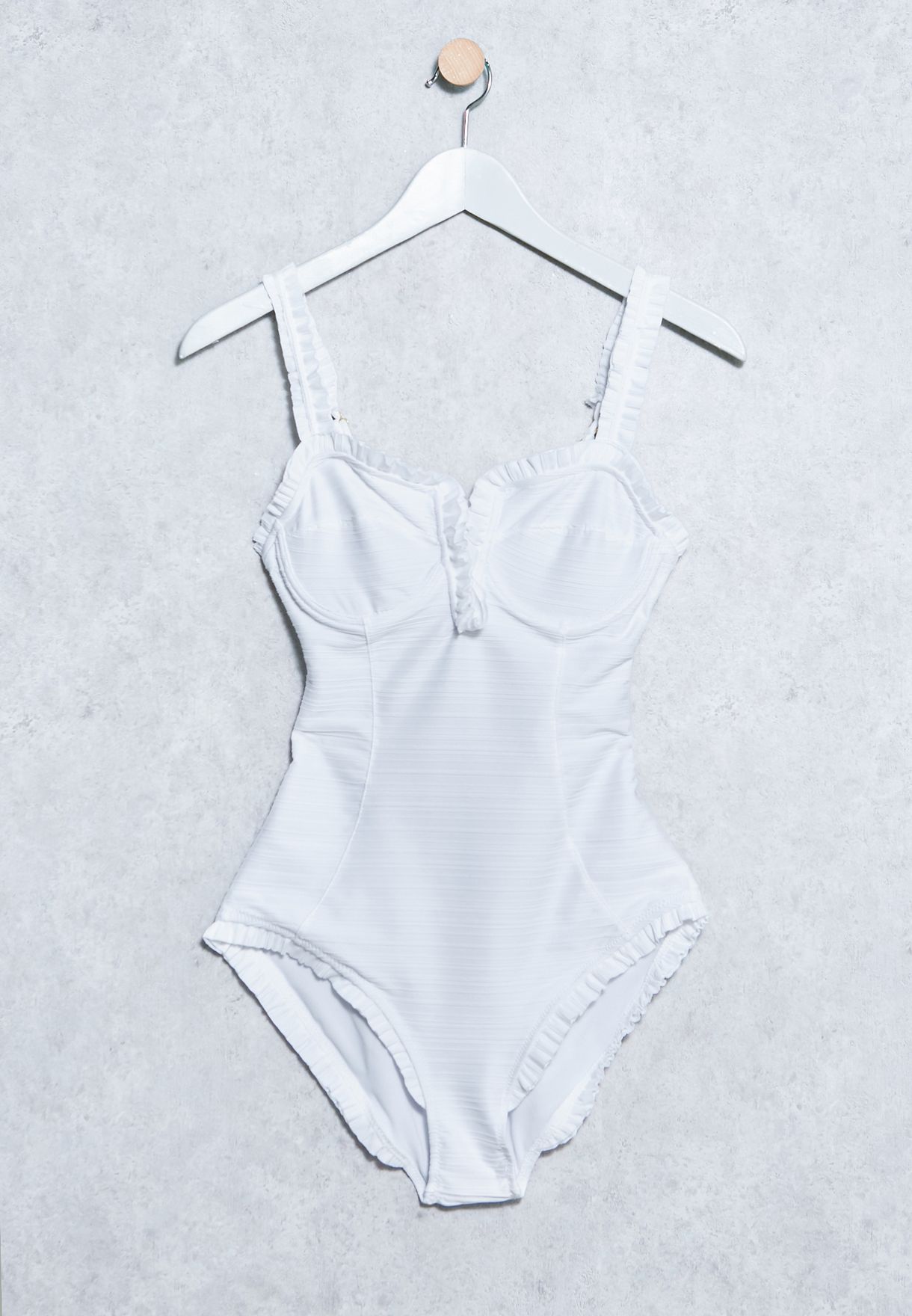 missguided ruffle swimsuit