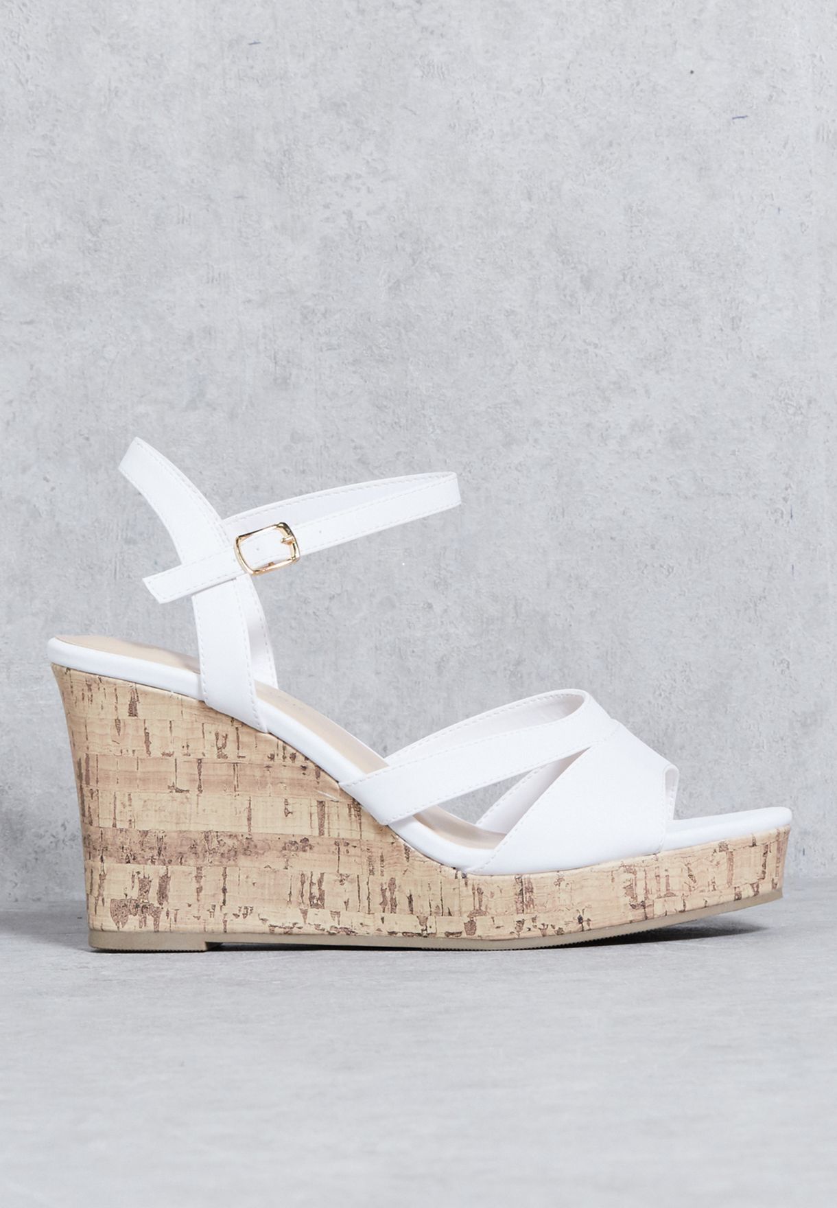 new look white wedge sandals