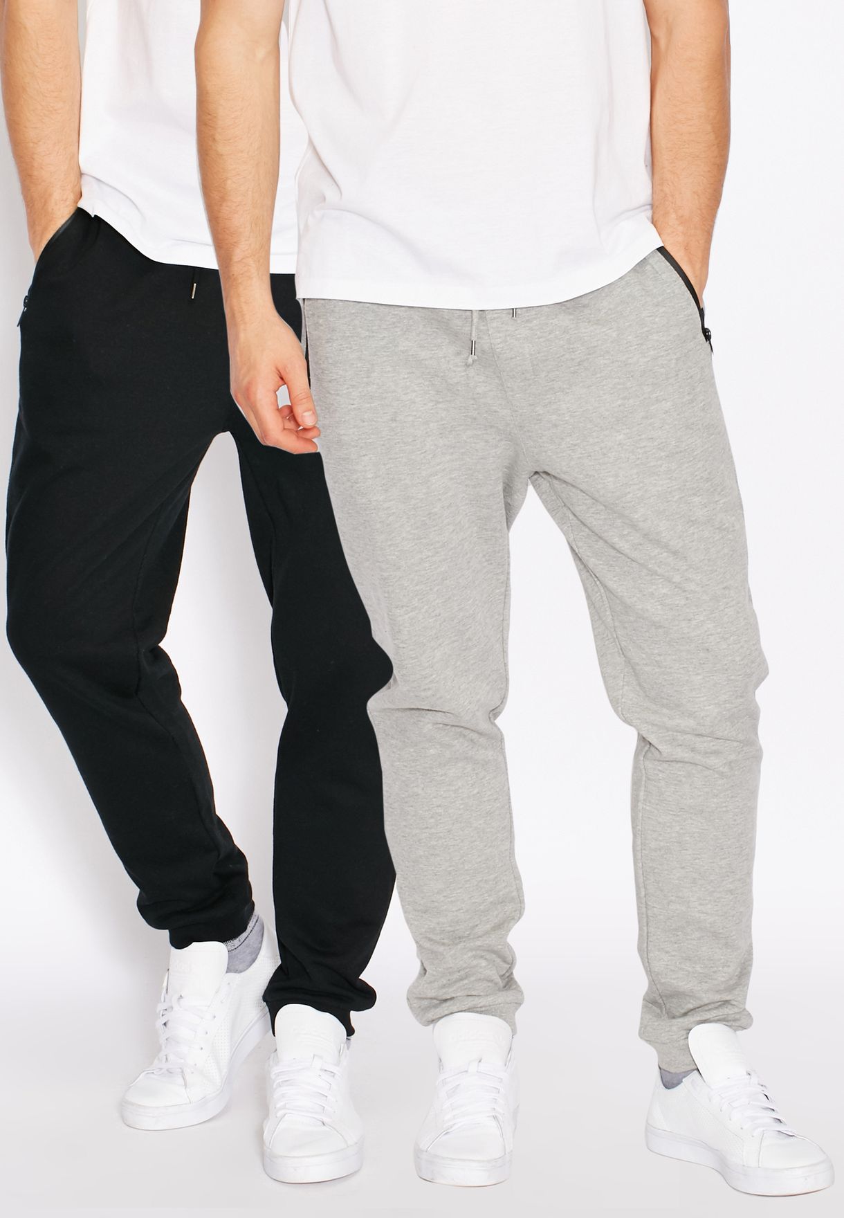 mens full side zip sweatpants