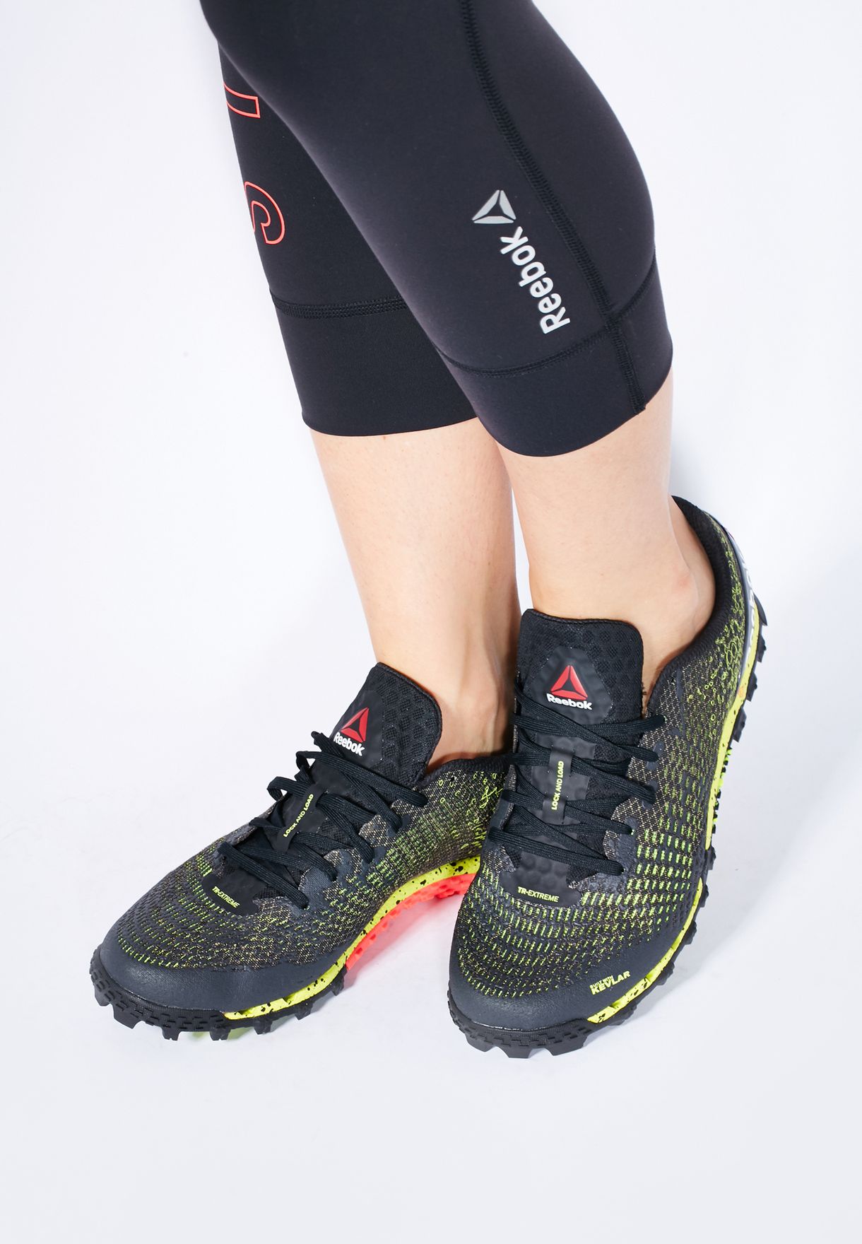 reebok all terrain extreme black running shoes