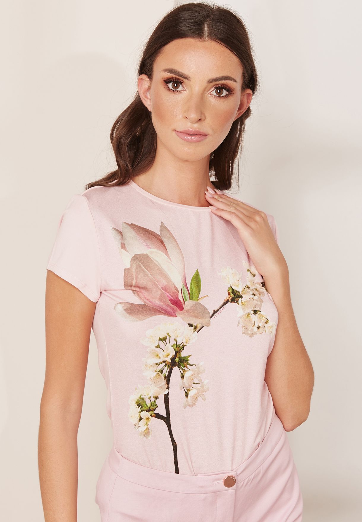 ted baker pink t shirt