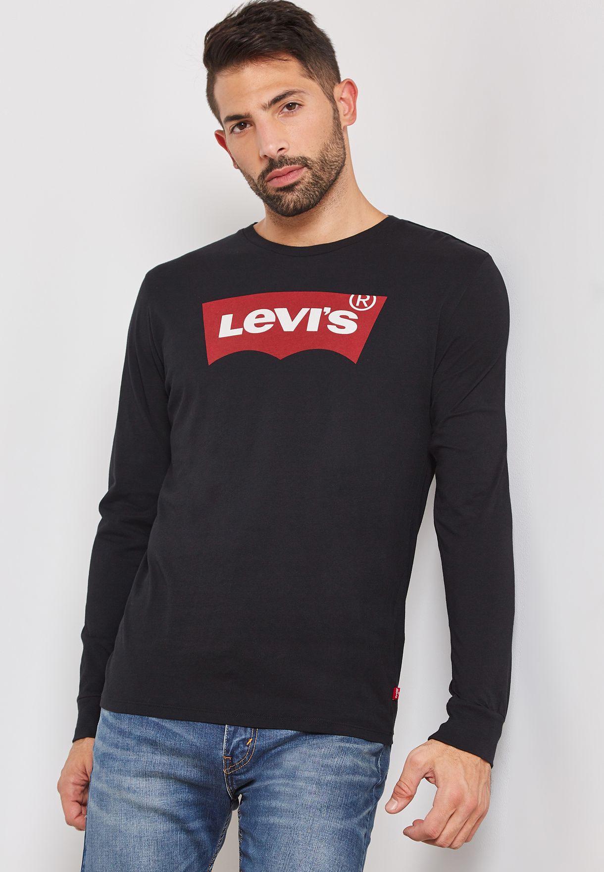 levis black t shirt mens