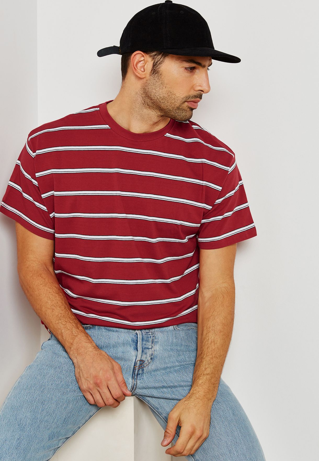 new look striped t shirt