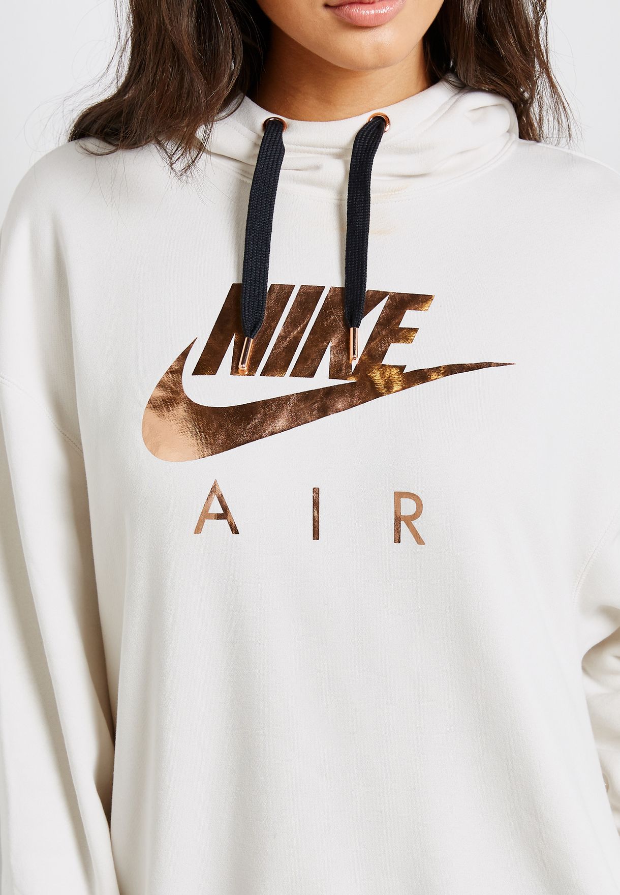 witte hoodie nike