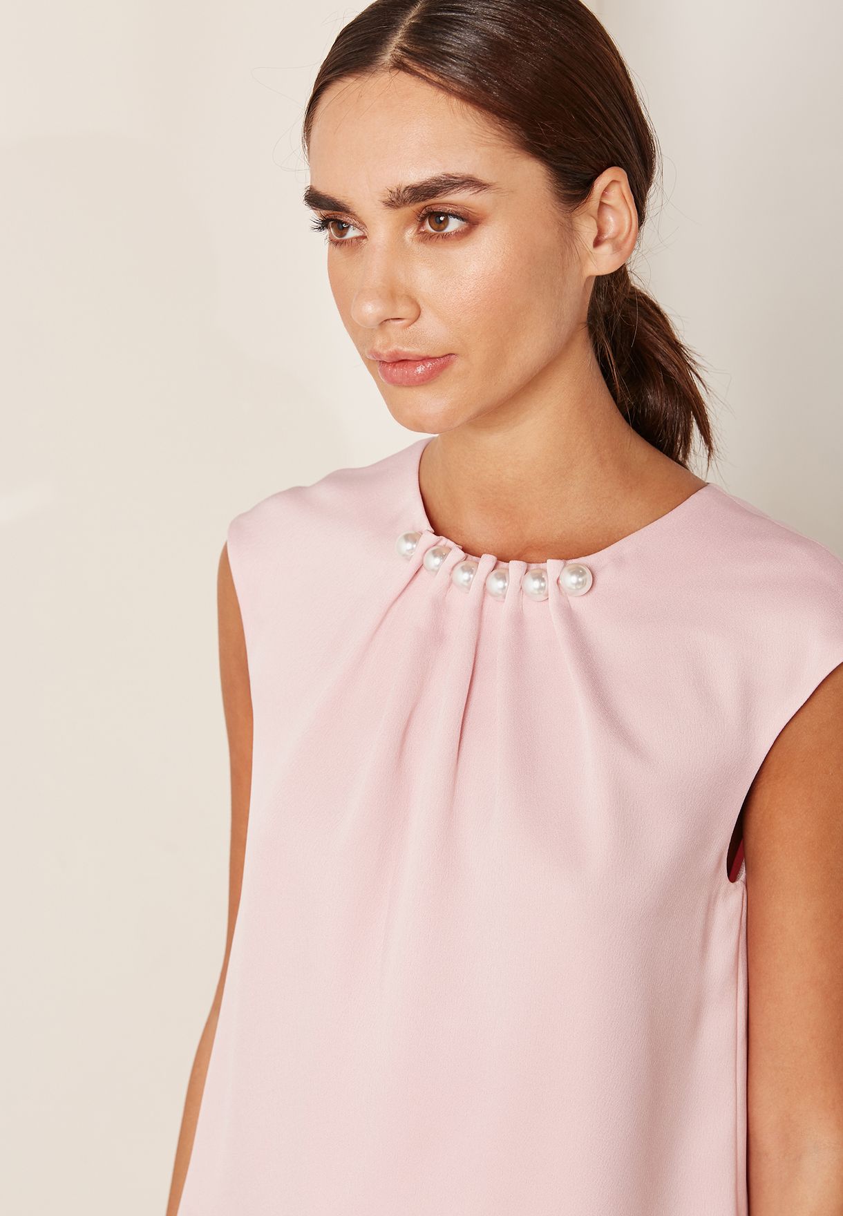 ted baker camble pearl embellished top