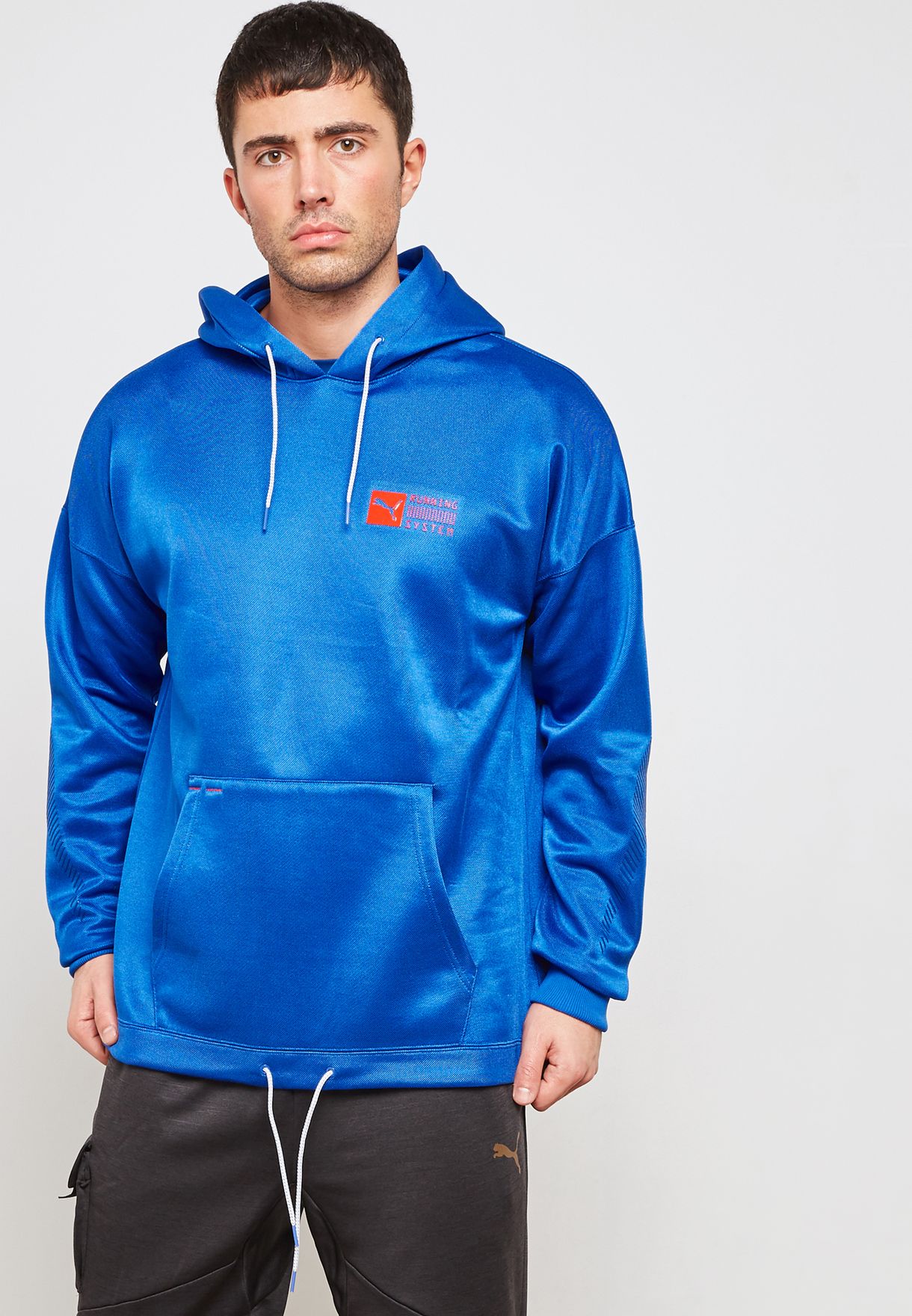 puma blue hoodie