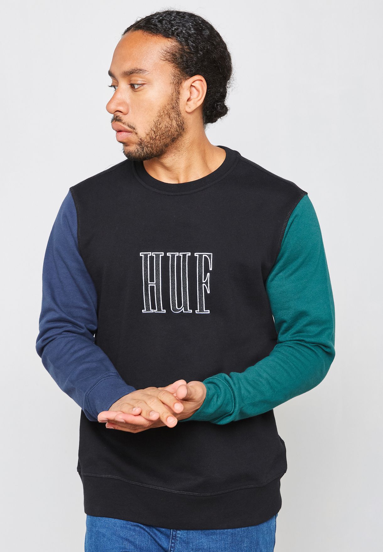 huf crevasse pullover hoodie