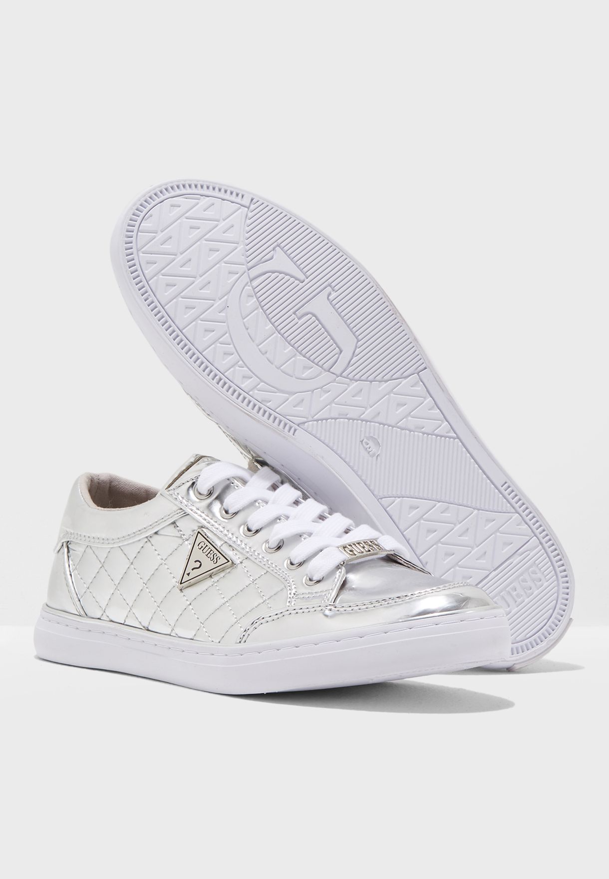 guess quilted slip on sneakers