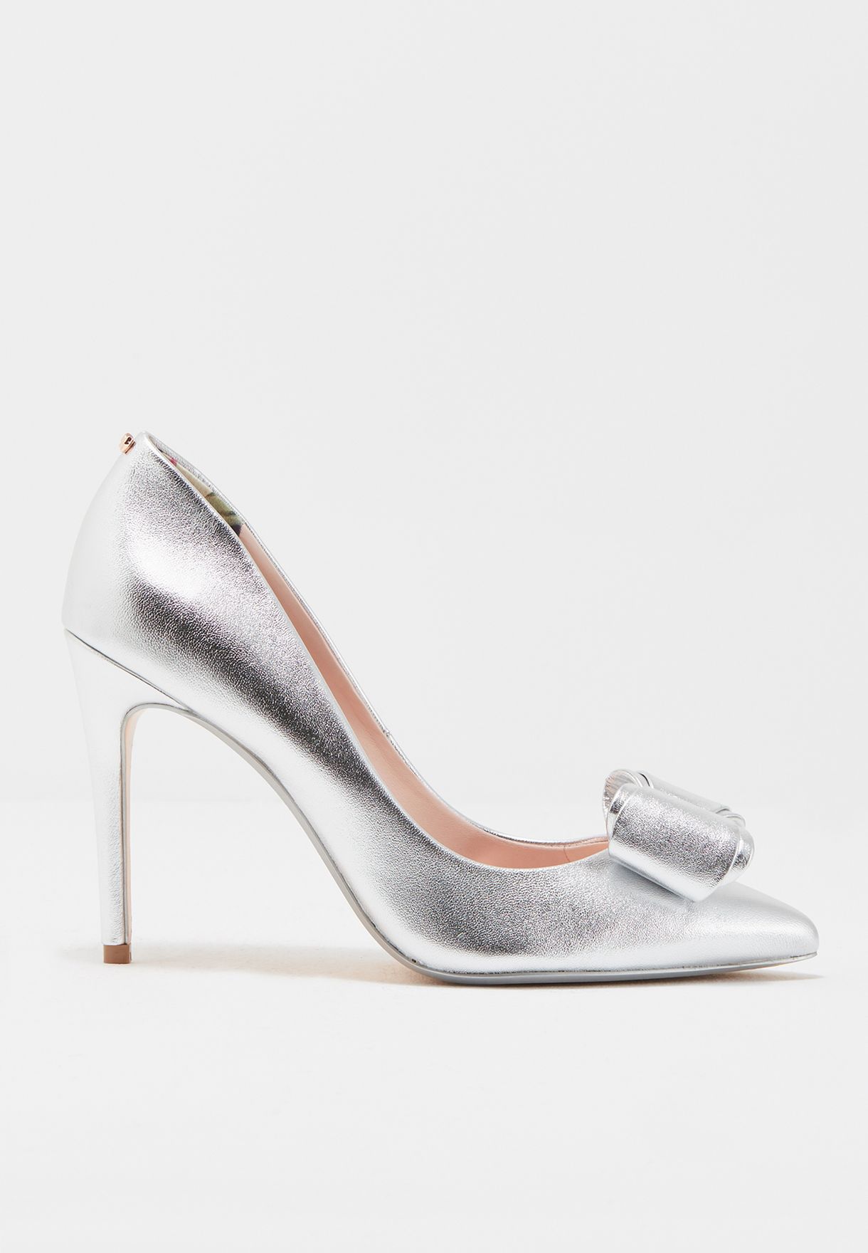 silver ted baker heels
