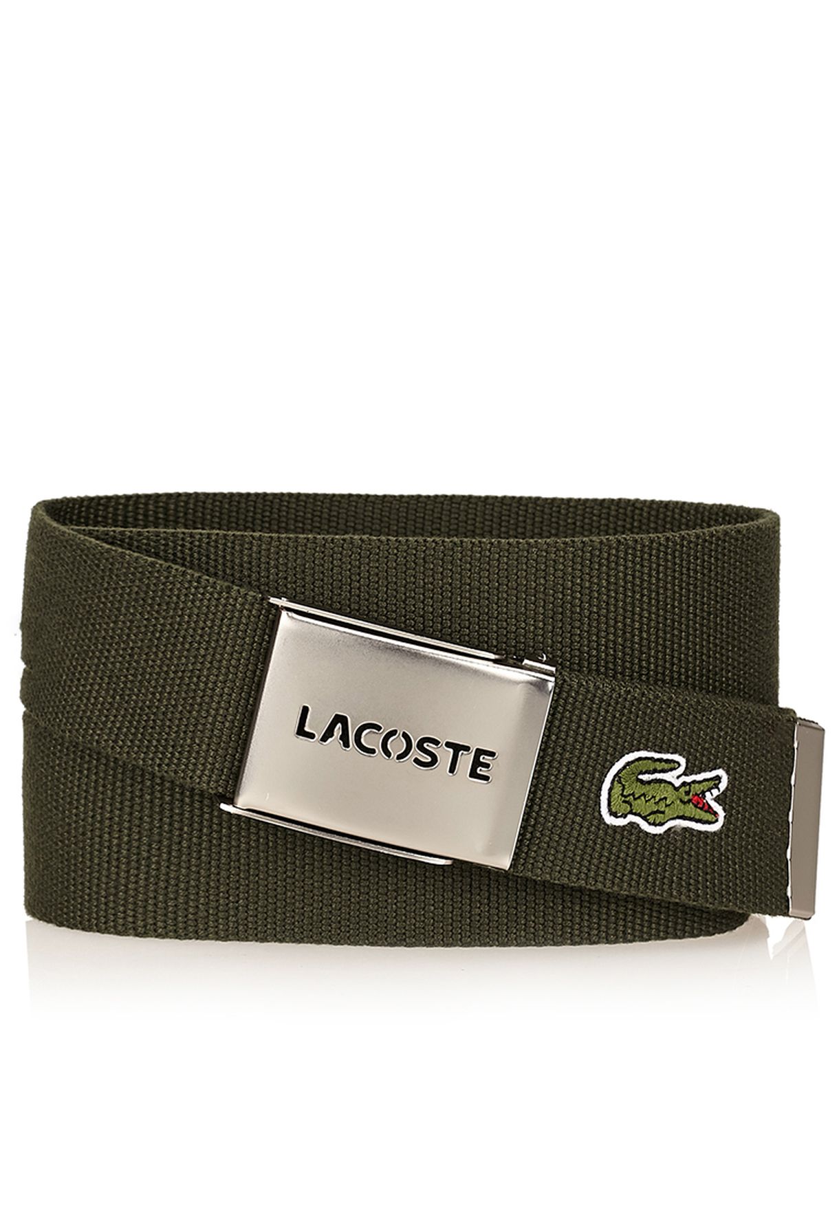 lacoste webbing belt