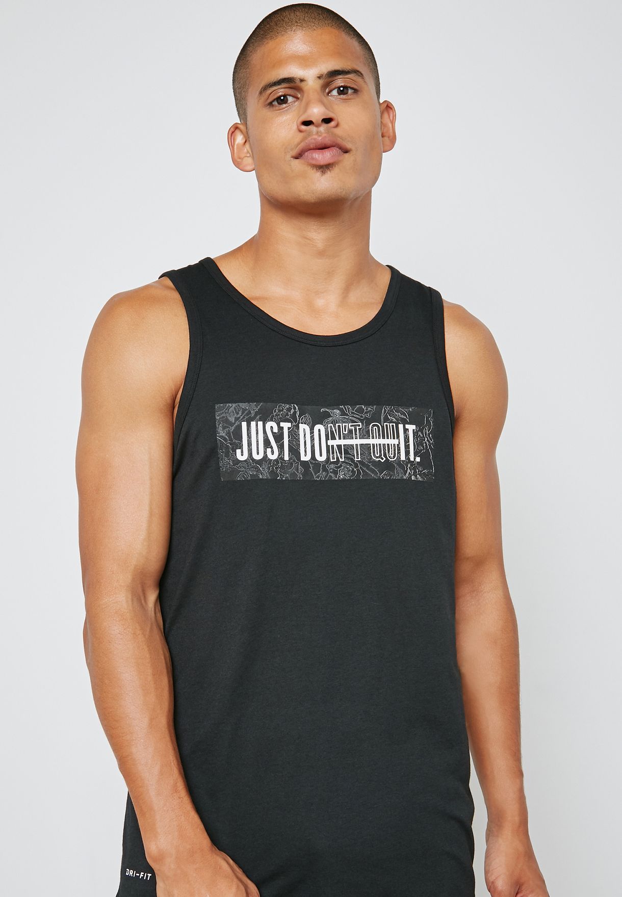 Buy Nike Black Dri Fit Jacquard Vest For Men In Mena Worldwide Ao3187 010