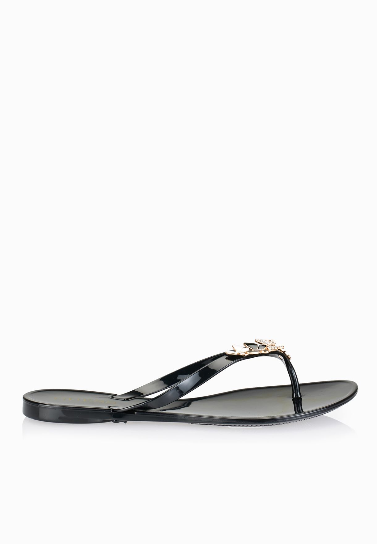 jewelled flip flop sandals