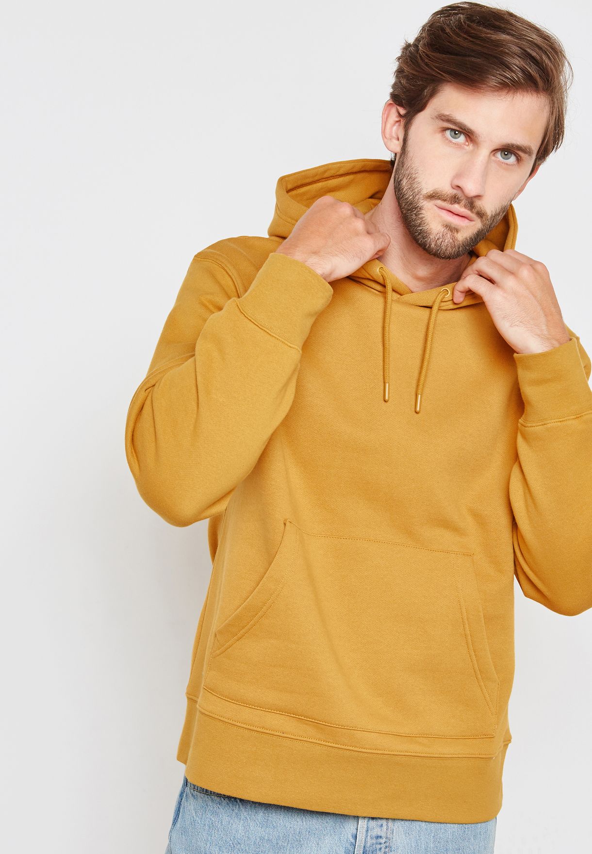 topman orange hoodie