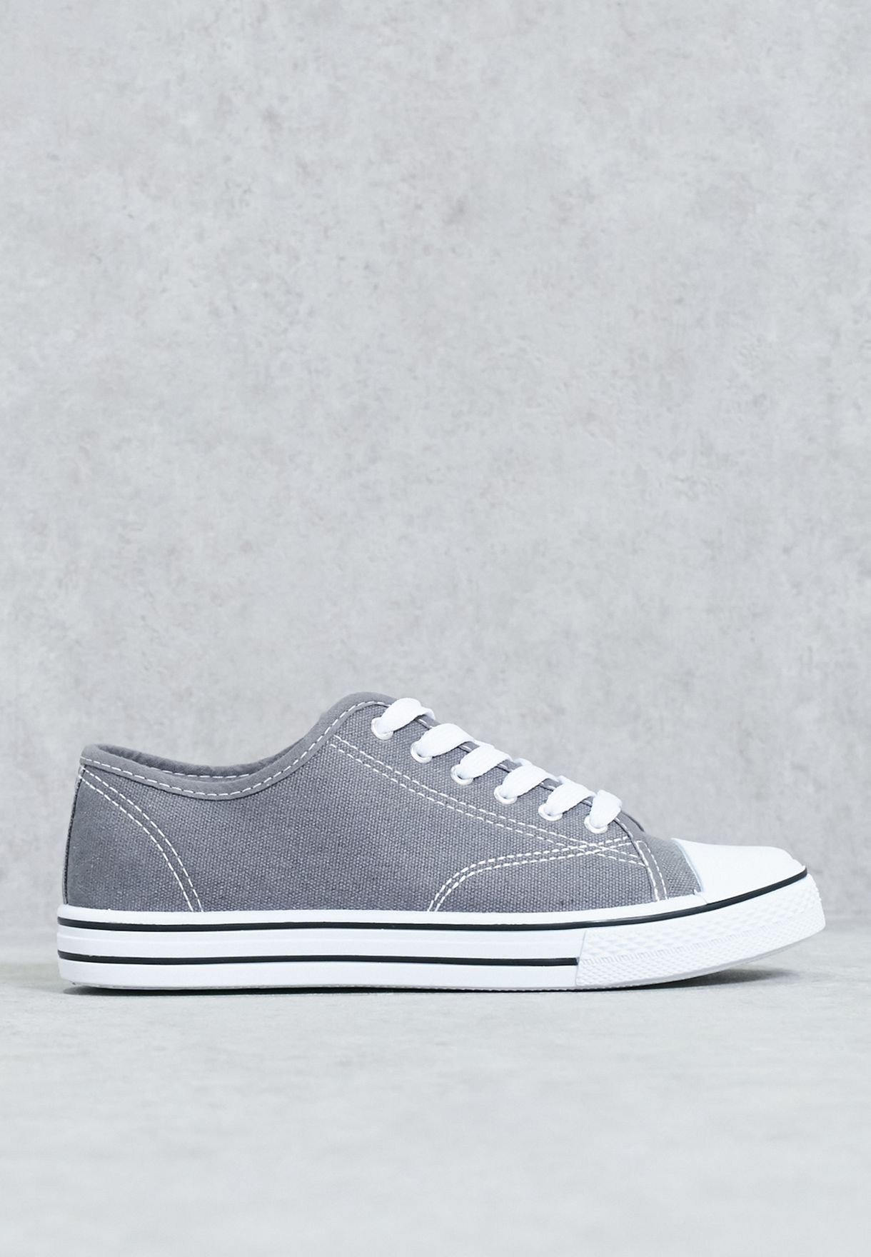 Dorothy Perkins grey Lace Up Sneaker 