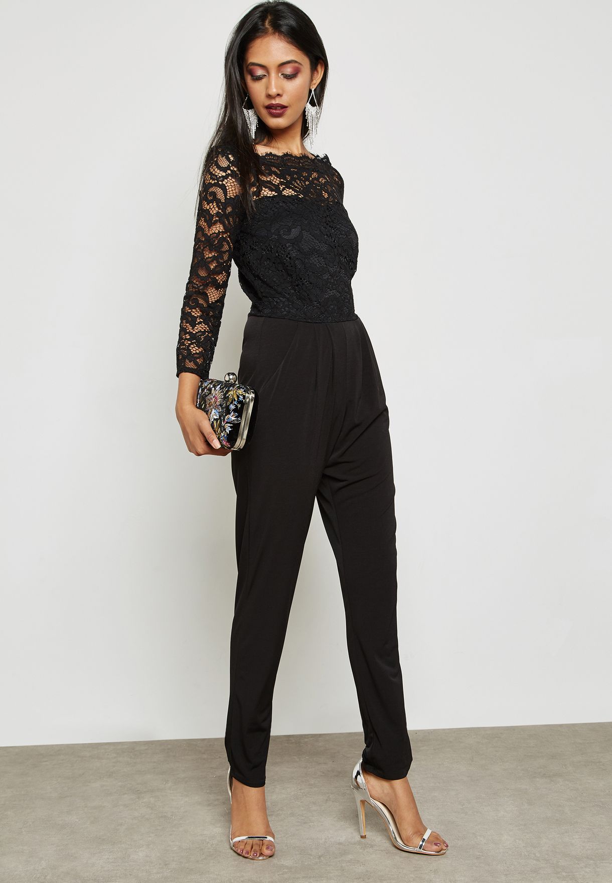 wallis black jumpsuit