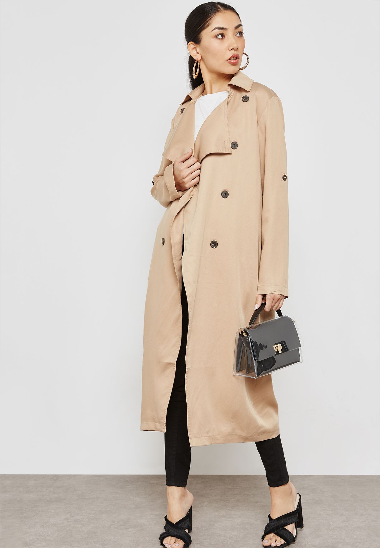 forever 21 beige coat