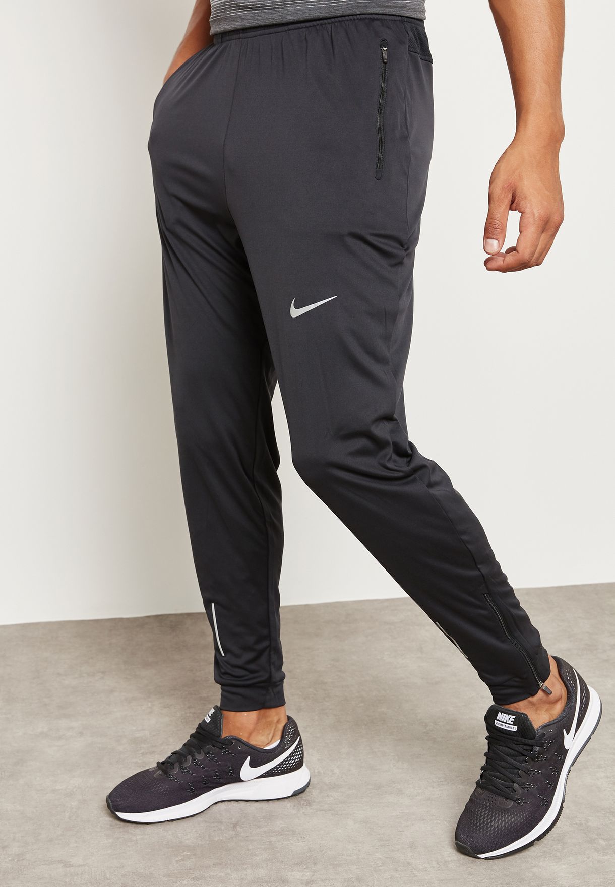 Buy Nike black Essential Knit Pants for 