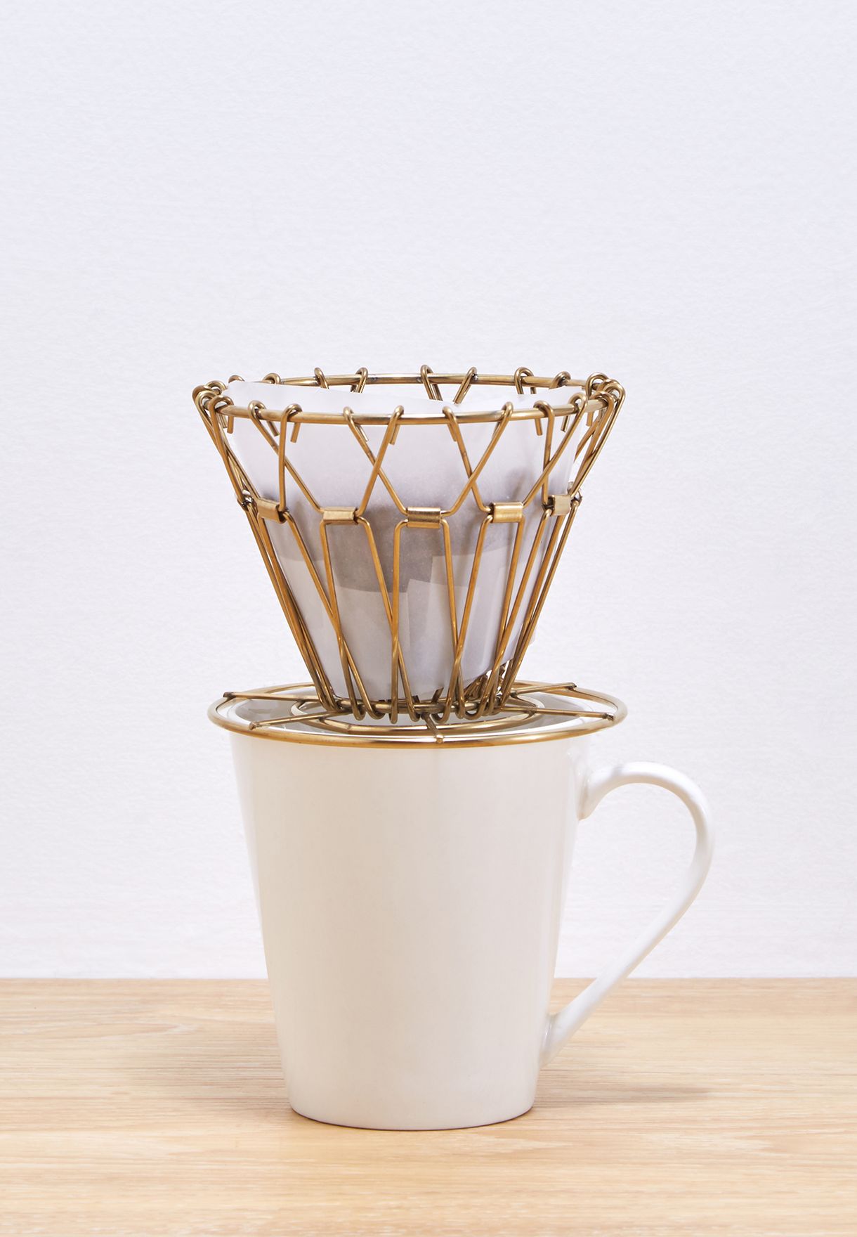 Shop Kikkerland gold Collapsible Coffee Dripp CU170 for Women in ...