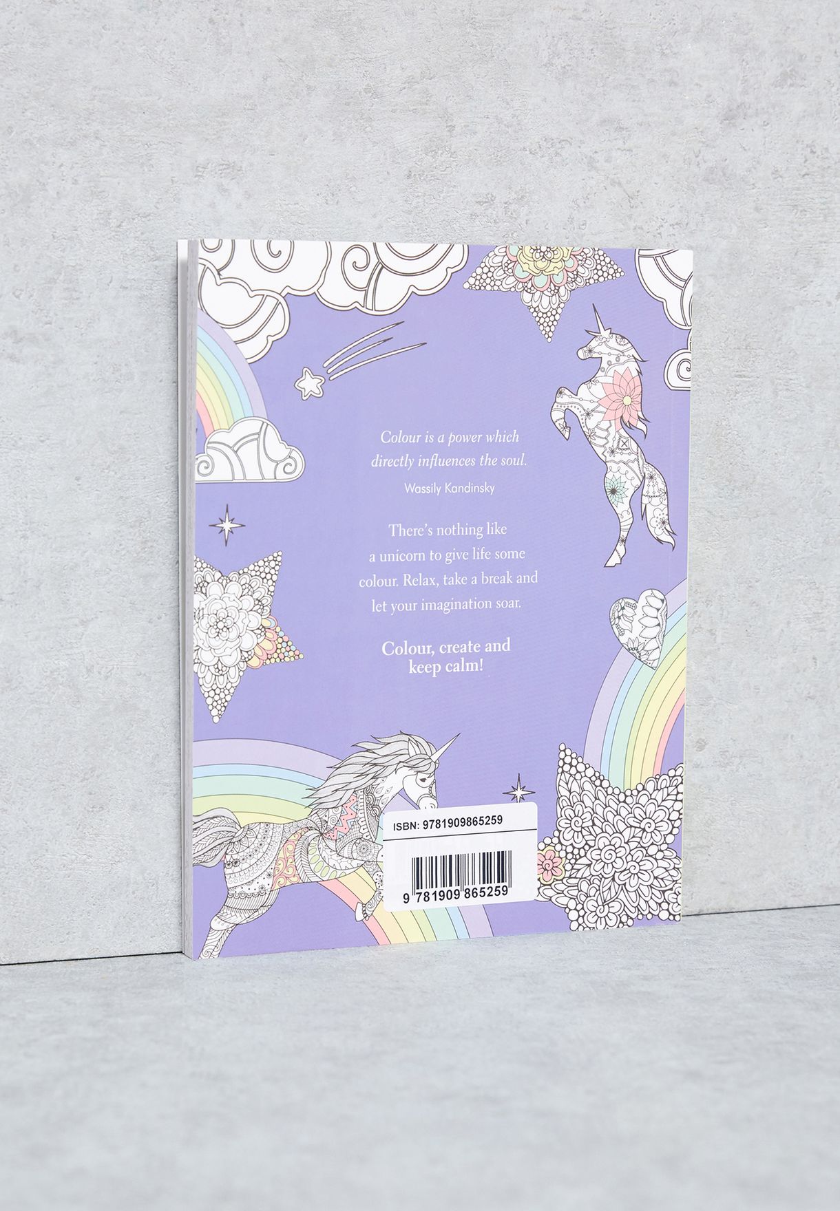Keep Calm & Colour Unicorns Book