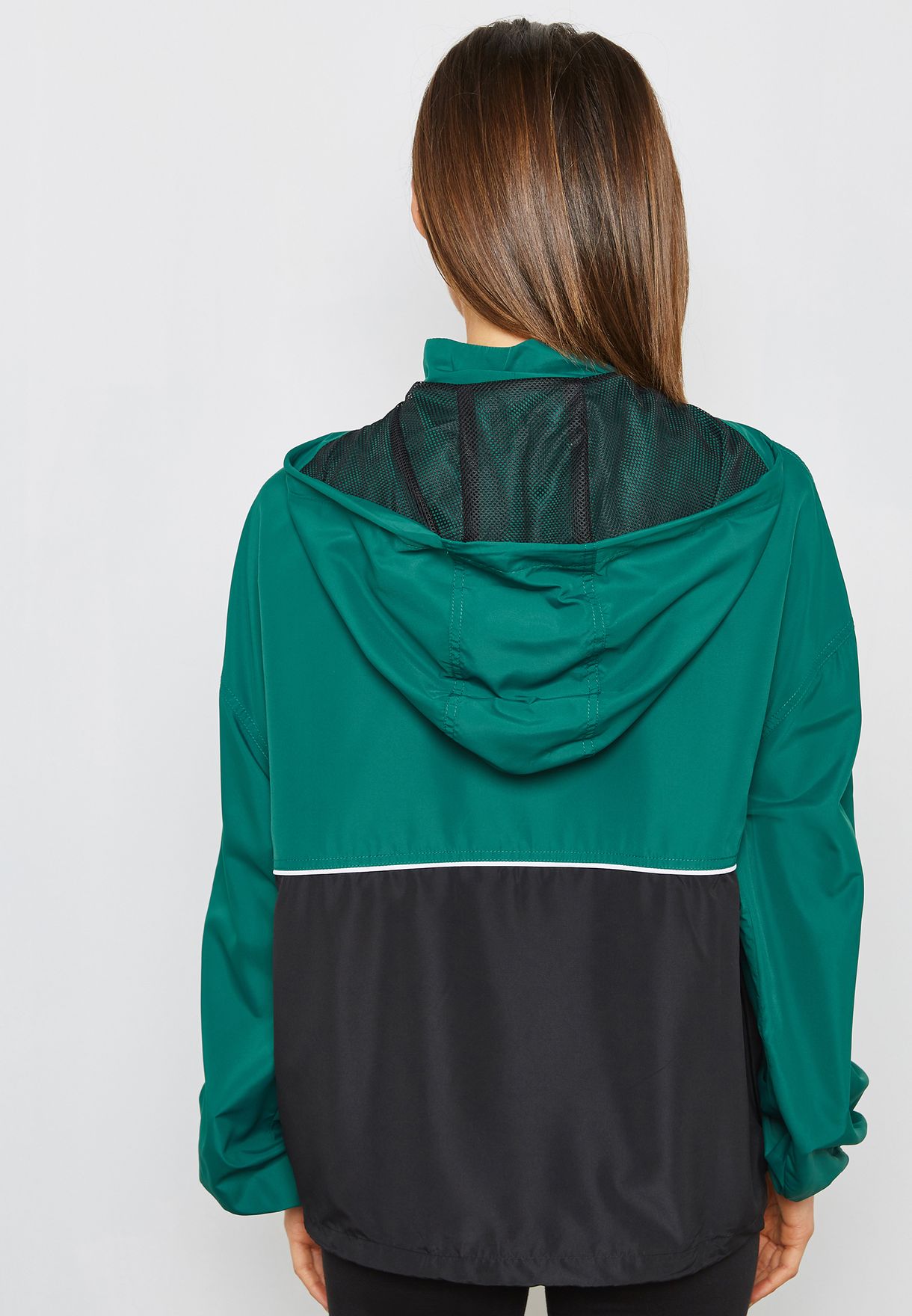 ivy park green windbreaker