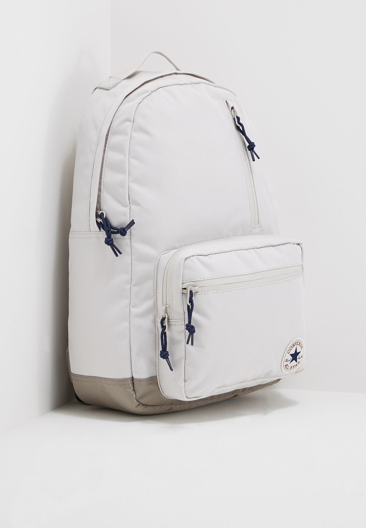 converse white backpack