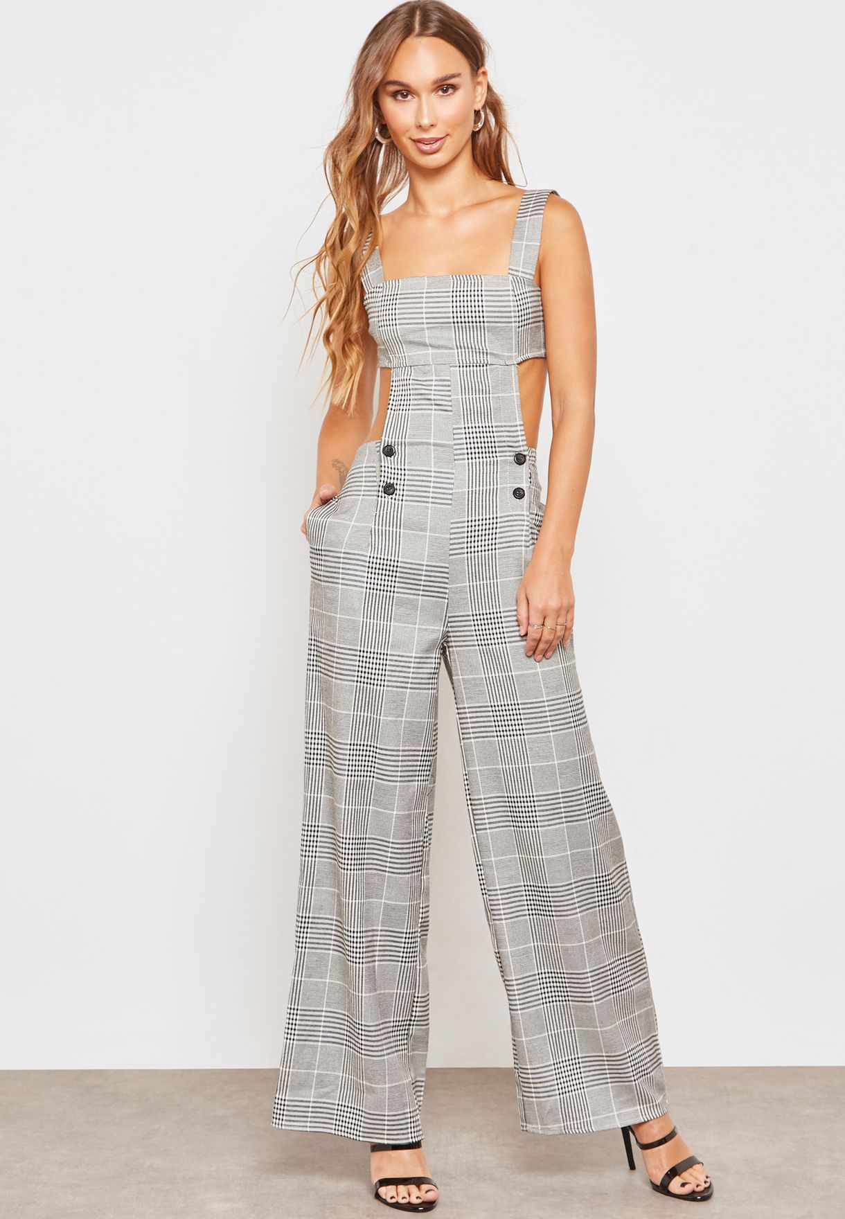 missguided cut out jumpsuit