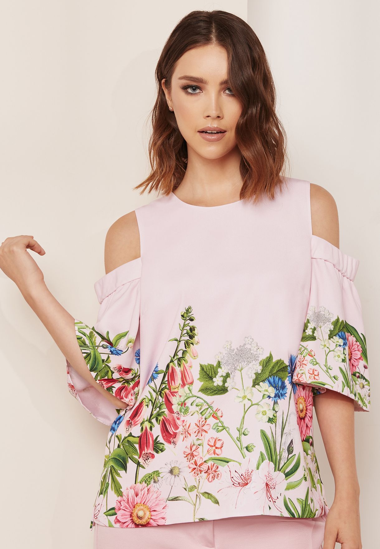 ted baker cold shoulder top