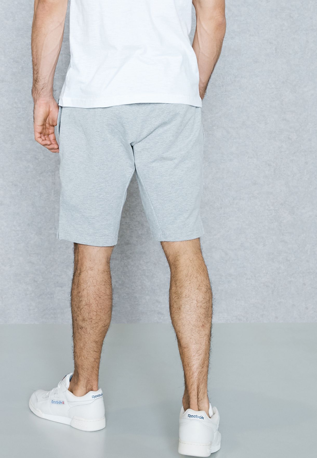shorts reebok ufc beige