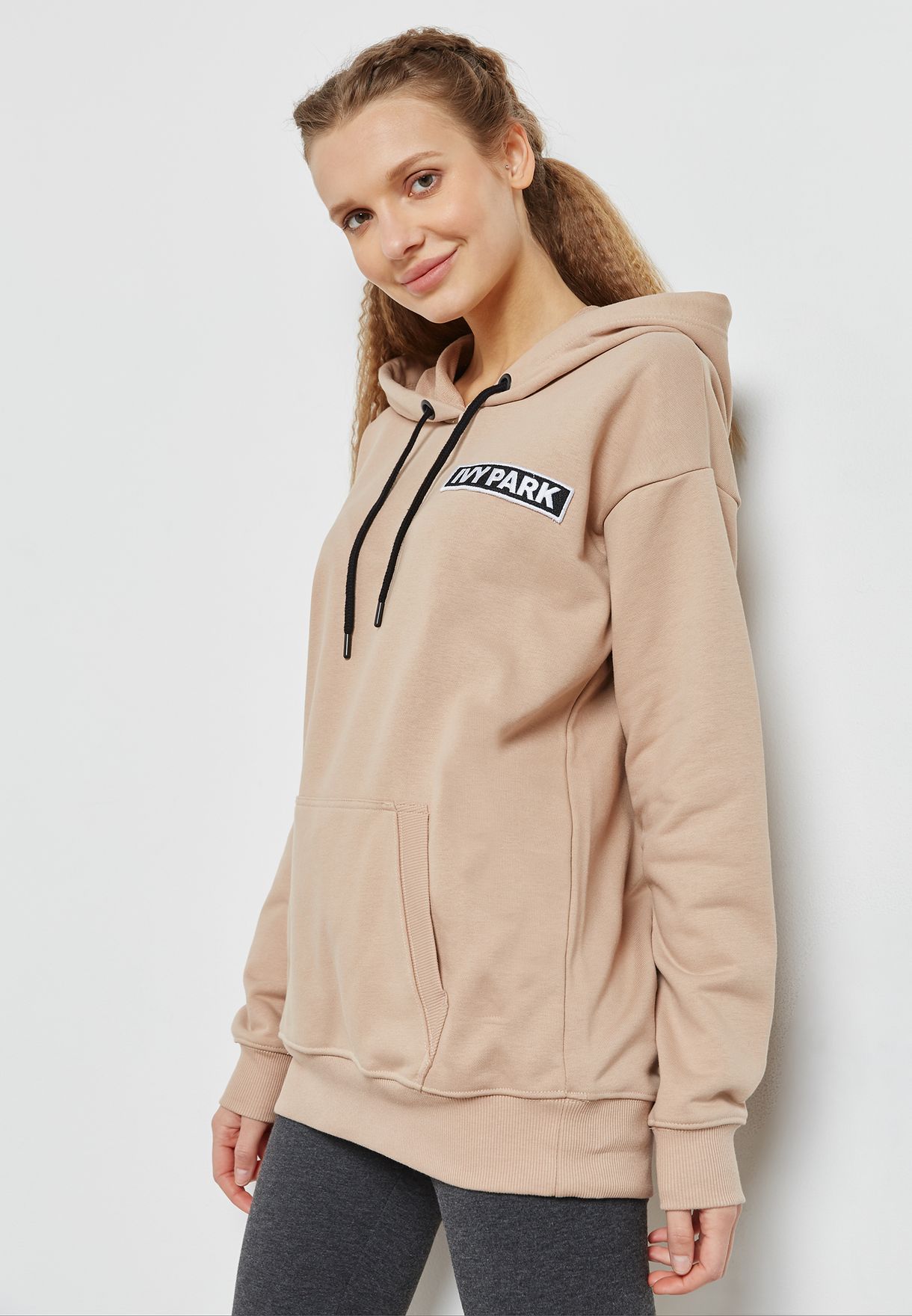 ivy park longline hoodie