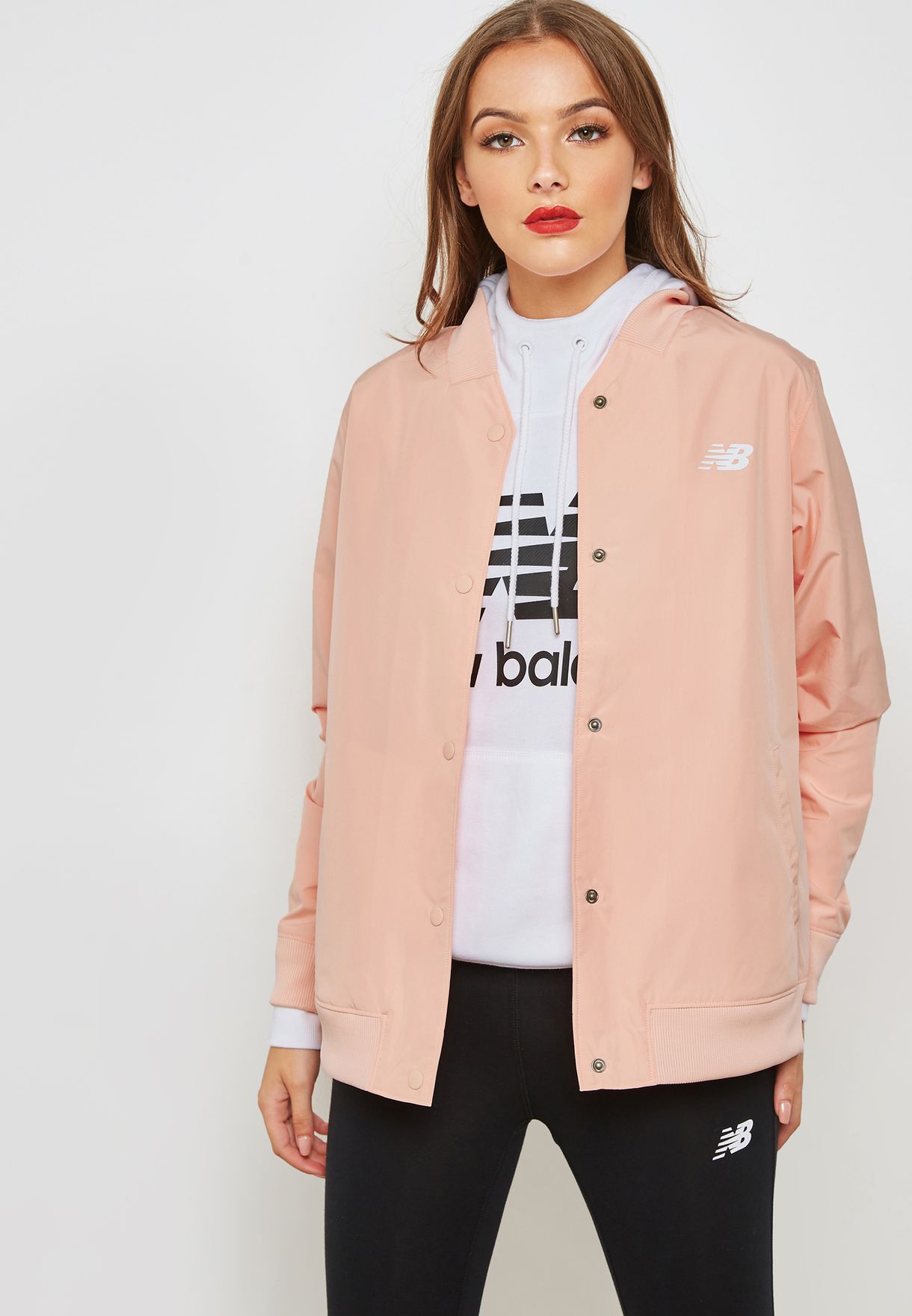 Buy New Balance pink Coaches Jacket for 