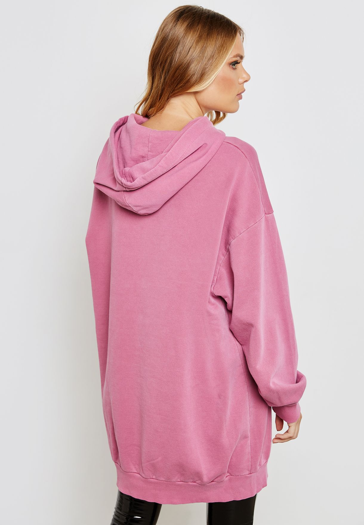 topshop longline hoodie